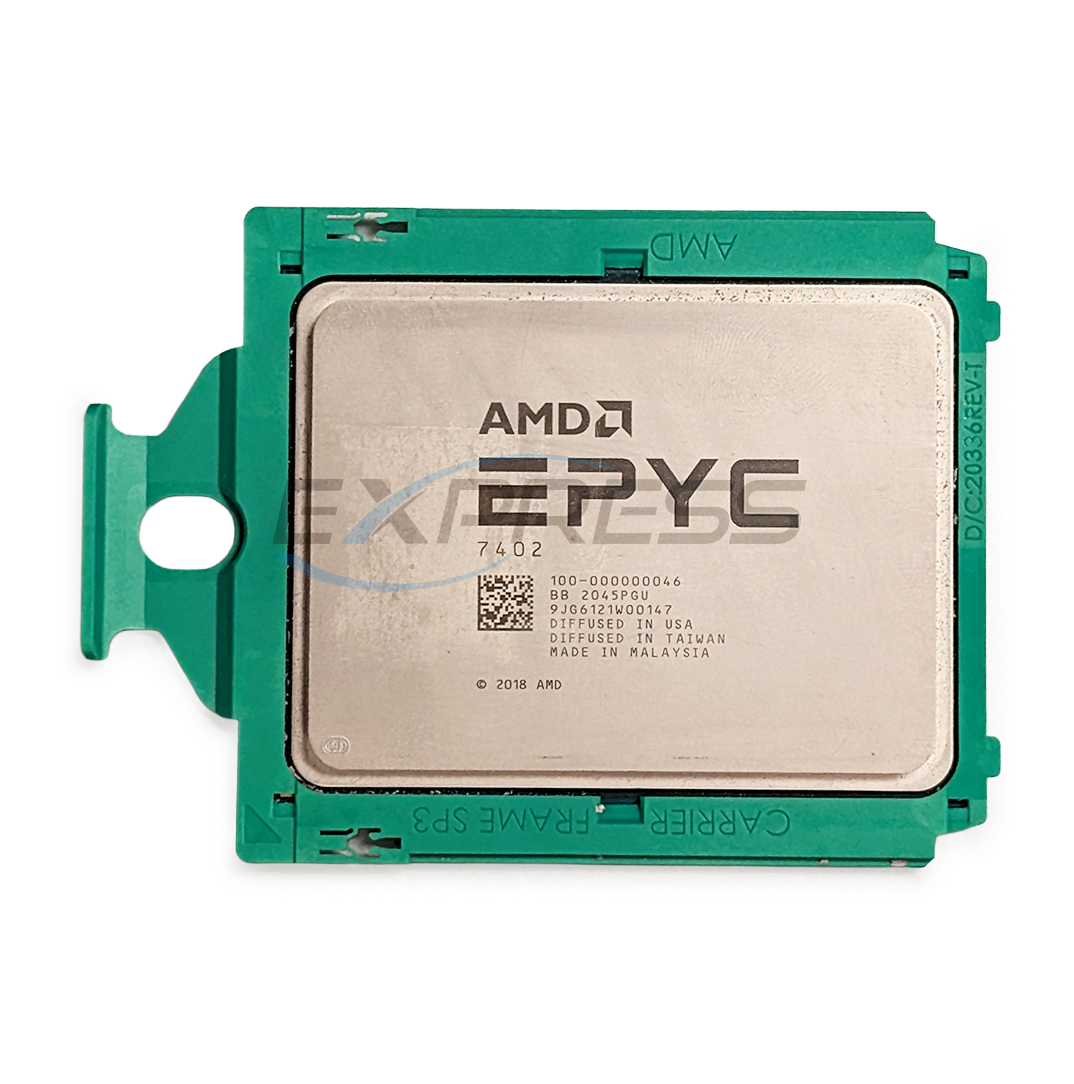Dell AMD EPYC 7402 (2.8Ghz / 24 Cores / 128MB / 180W) Processor | 100-000000046-DELL