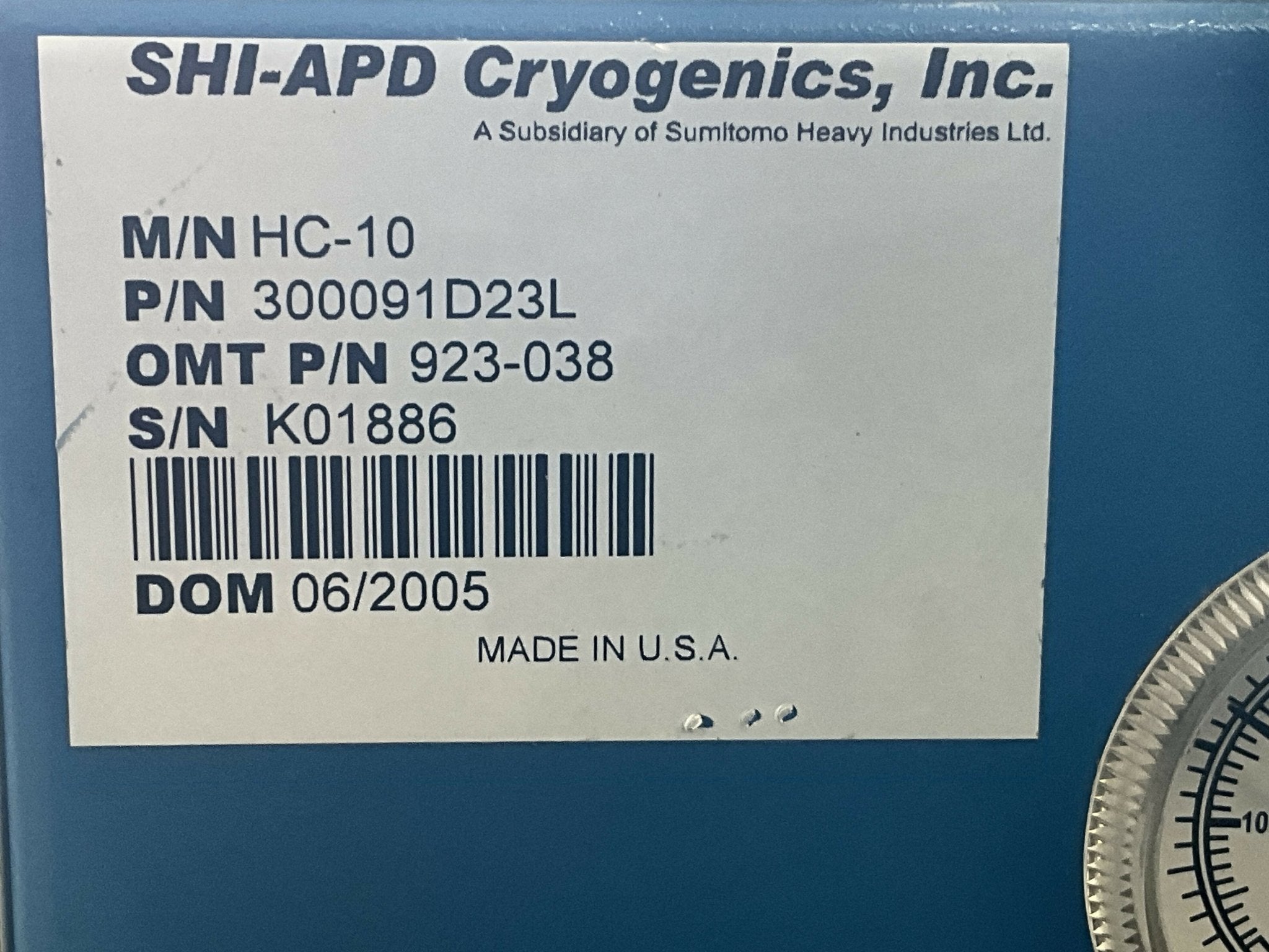 APD HC-10 COMPRESSOR (7461119/7461135/04297052 SIEMENS