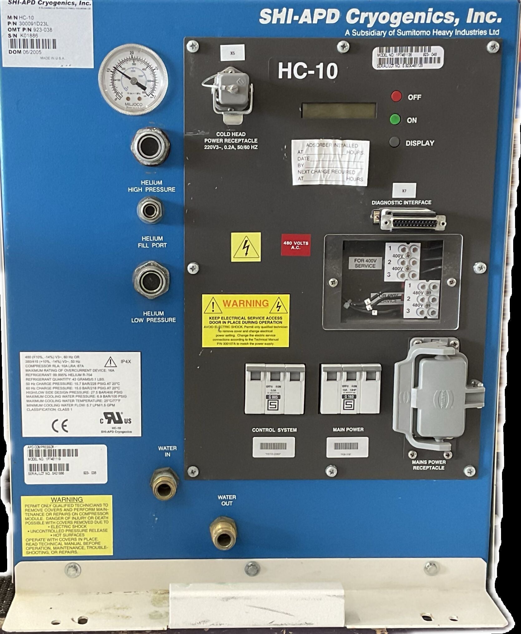APD HC-10 COMPRESSOR (7461119/7461135/04297052 SIEMENS