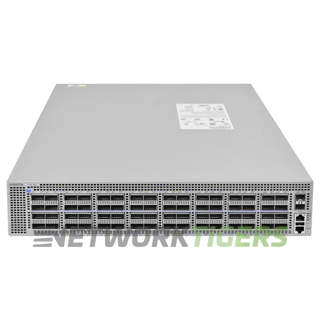 NEW Arista DCS-7170-64C-F 7170 Series 64x 100GB QSFP28 F-R Airflow Switch