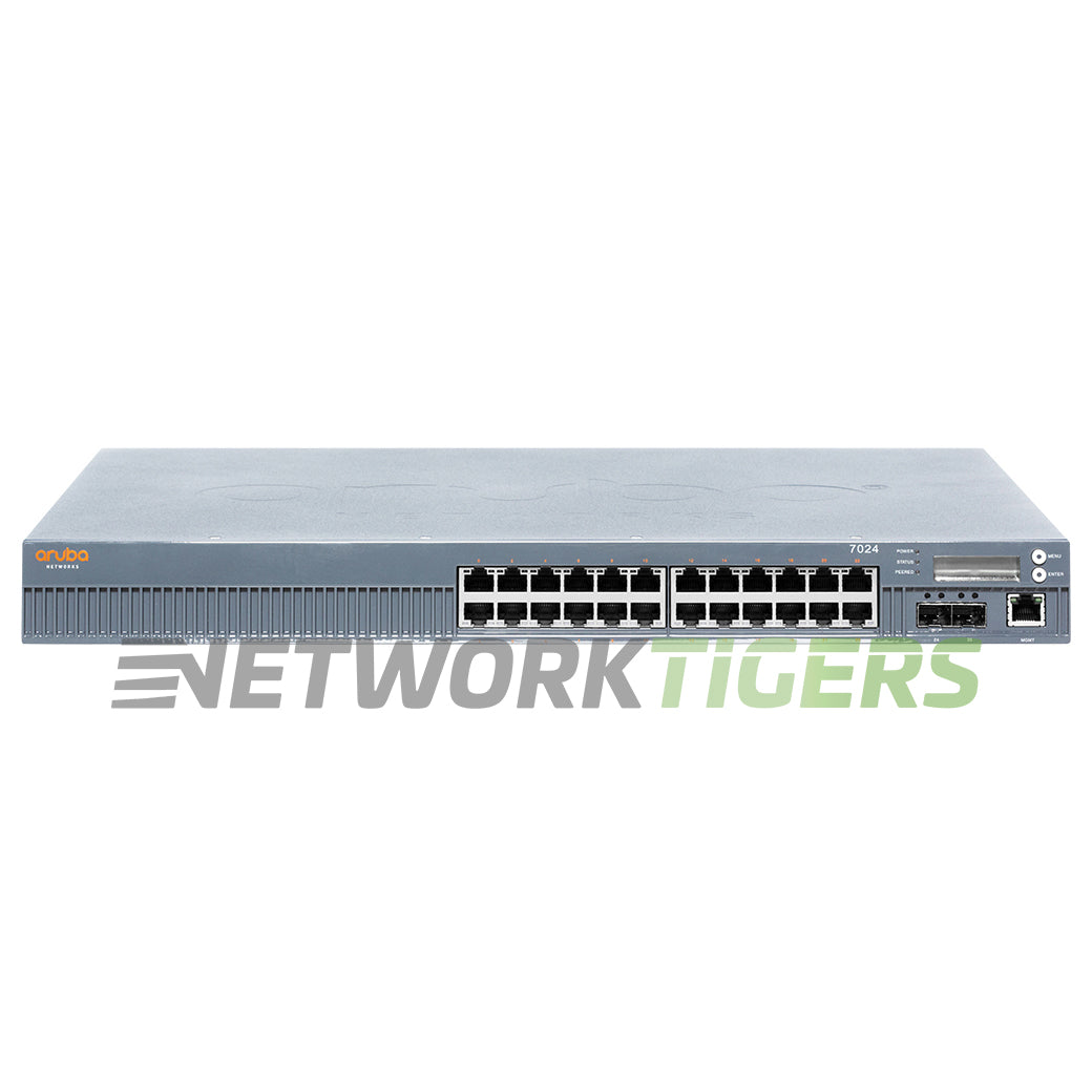 NEW HPE Aruba JW683A 7024 US 24x 1GB PoE+ RJ45 2x SFP+ Controller for 32x AP's
