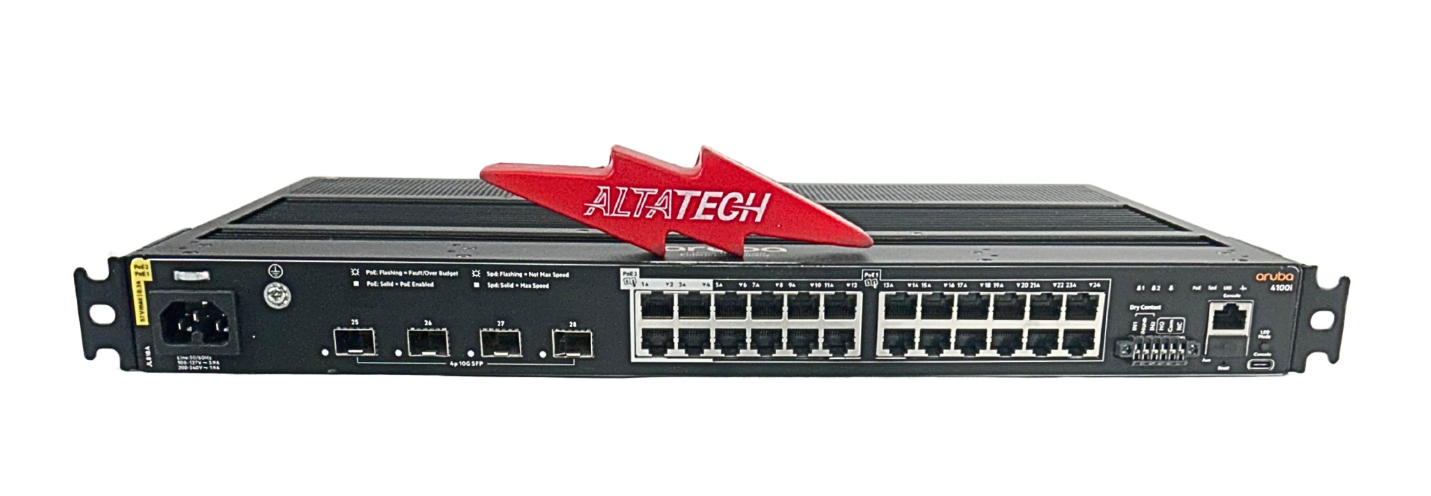 Aruba Networks JL818A Aruba 4100i 24-Port 1GbE x 4SFP+ Managed Switch