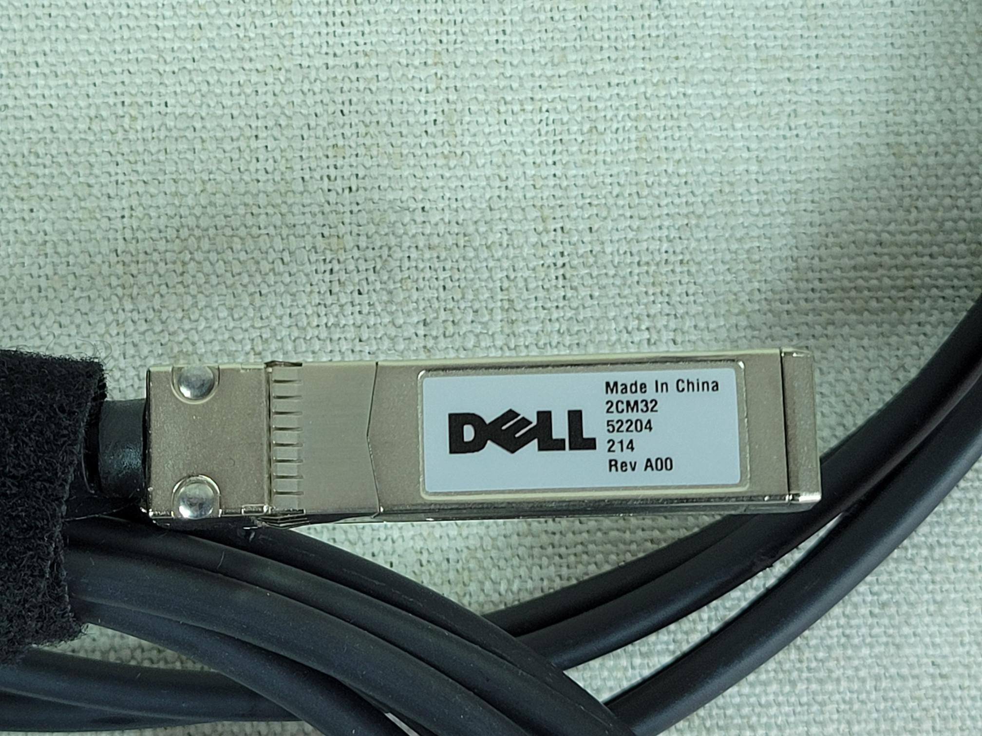 Lot of 2 Dell 10G SFP+ 3M Twinax Cable 2CM32