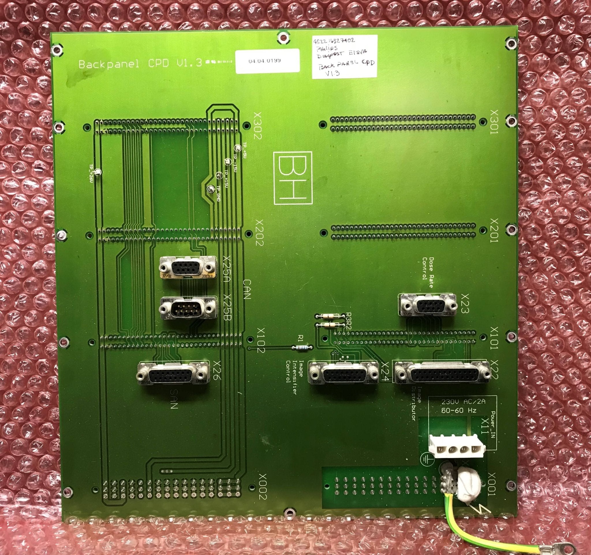 Back Panel CPD V1.3 (4522 163 27402 Philips Easy Diagnost
