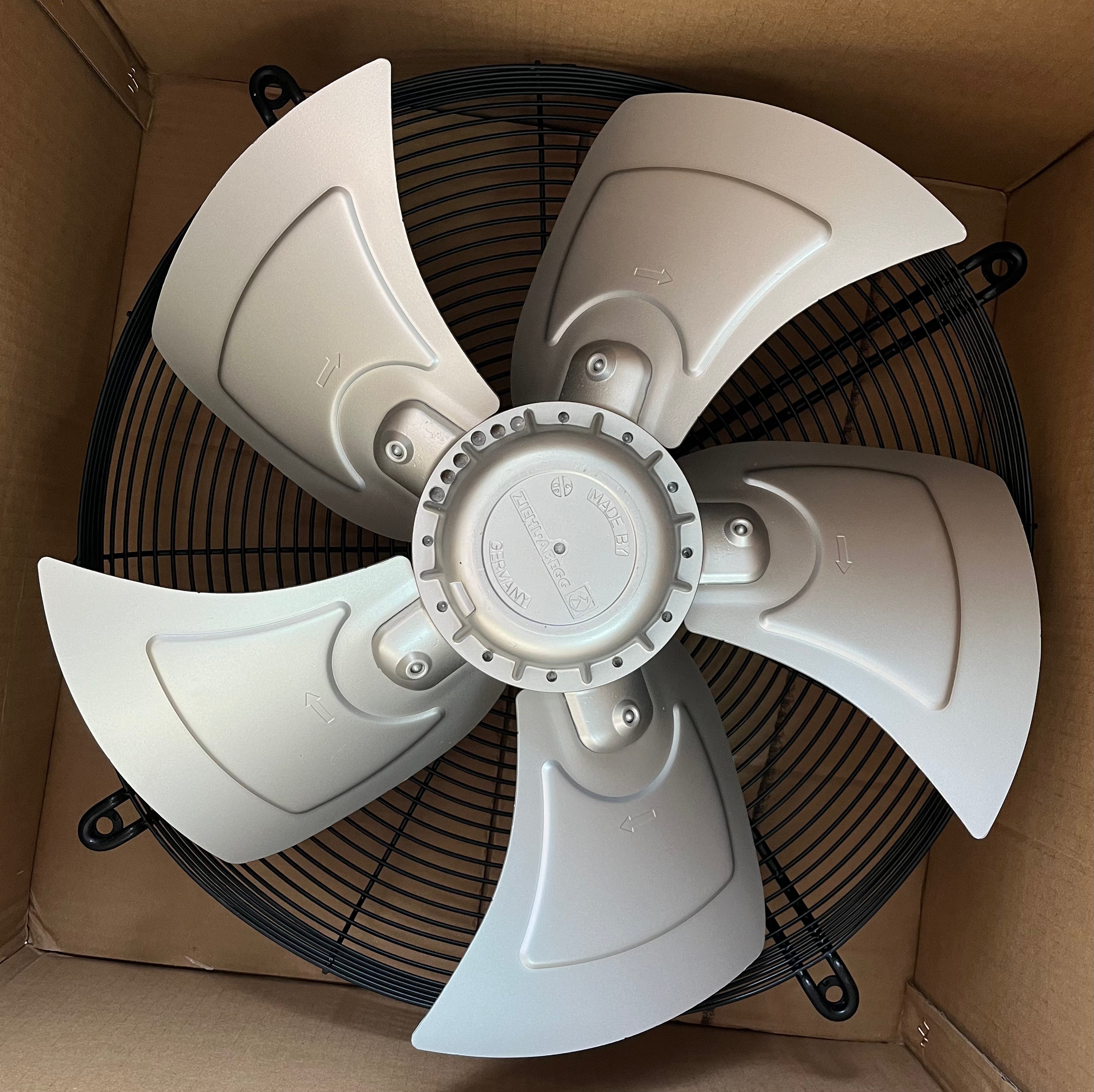FL050-4DK.4I.V5L ZIEHL-ABEGG Axial Fan 400V 0.62kW 1.45A 1410/1650rpm