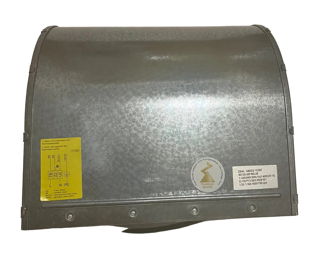 RD13S-2EP.WD.2R Art No: 153897 ZIEHL-ABEGG Centrifugal Fan - 0.26/0.30KW 230V