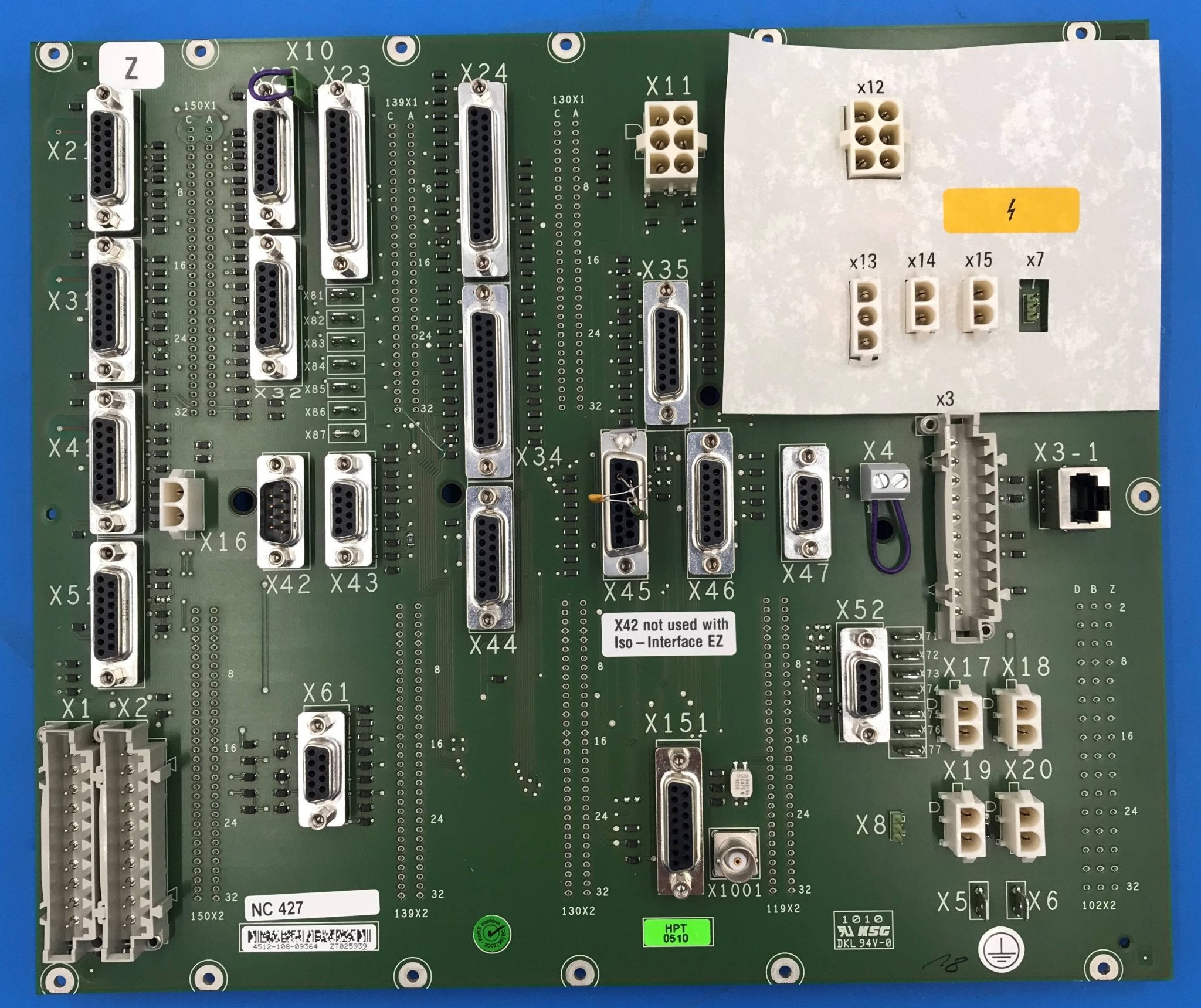 Philips 4512-108-09364 - Backplane Board PCB R/F System Front View | Alo Tech Solutions