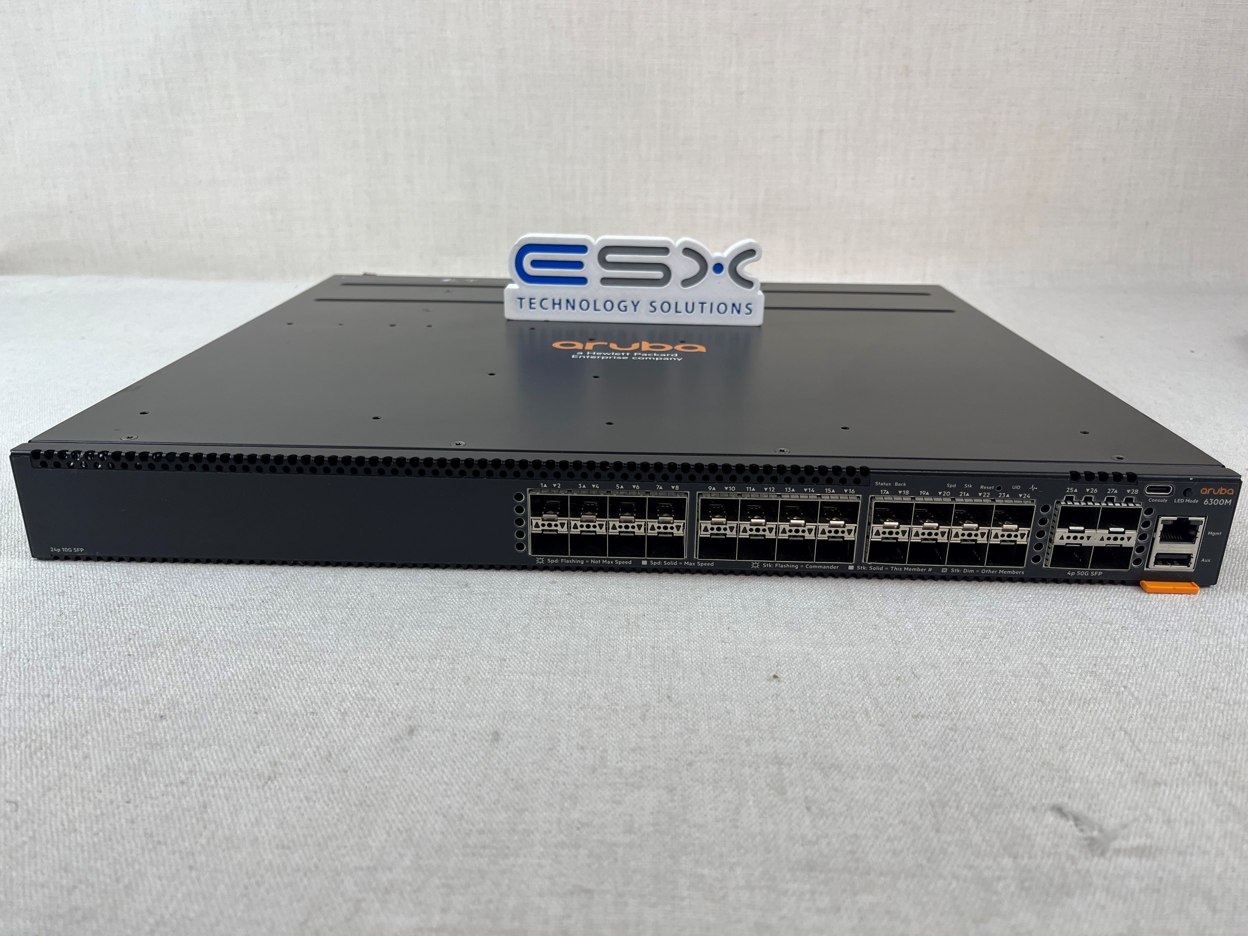 HPE Aruba 6300M 24-port SFP+ and 4-port SFP56 Switch JL658A