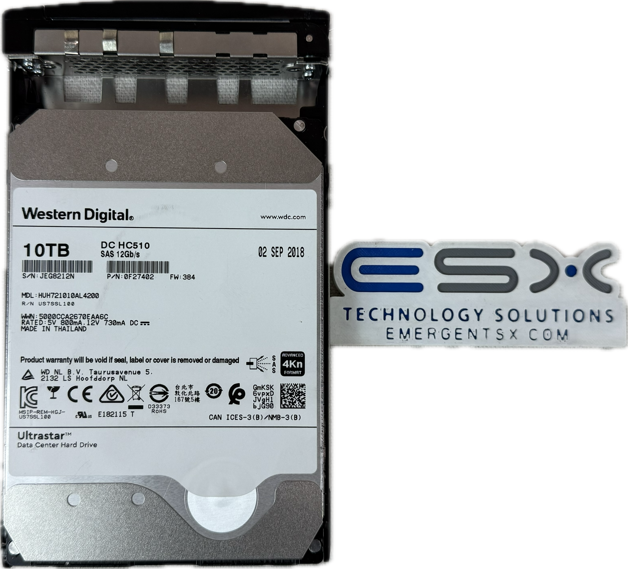 HP Nimble 10TB 7.2K 12Gb/s 3.5" SAS HDD | Q8F06B | HF20/40/60