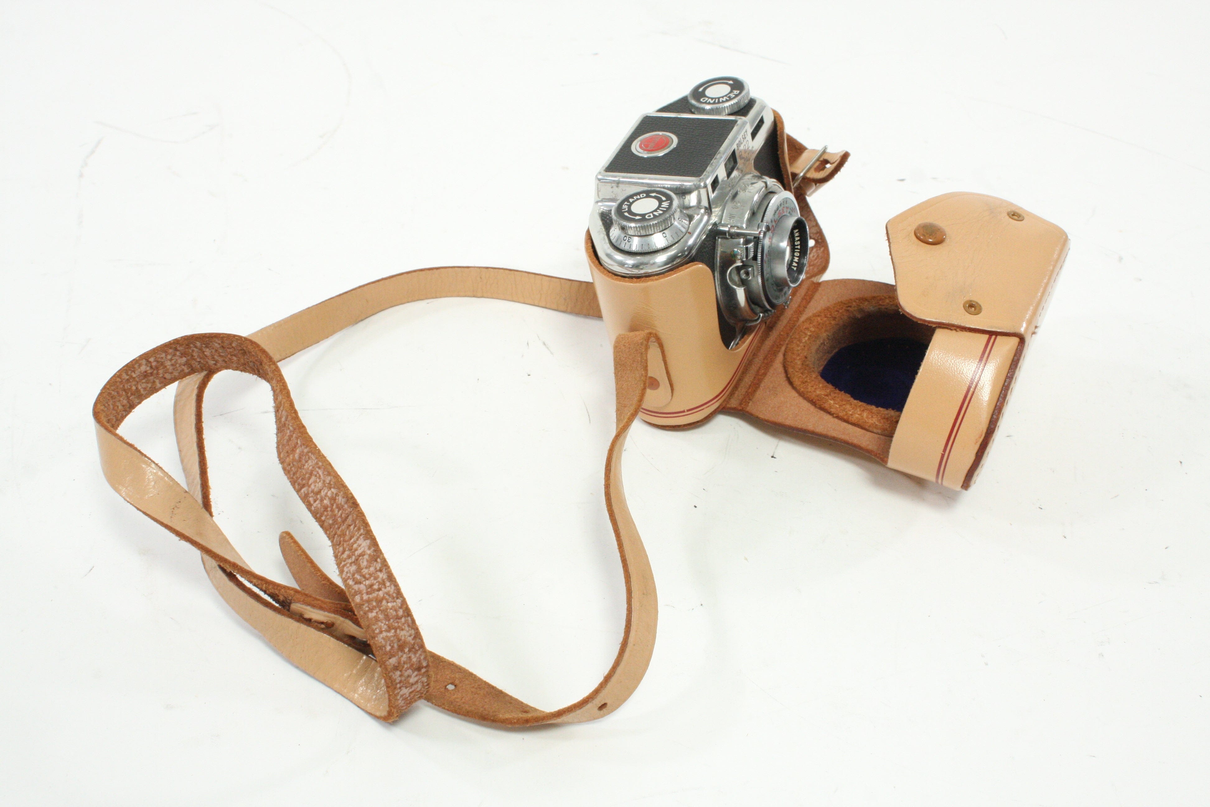 Bolsey B22 Set-O-Matic Vintage 35mm with Case AS-IS