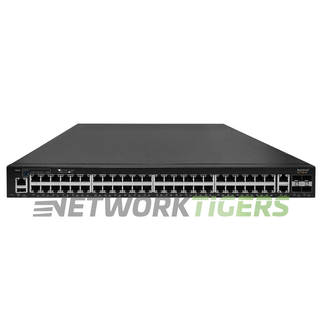 Ruckus ICX7150-48-4X10GR Brocade ICX 7150 48x 1GB RJ45 4x 10G SFP+ Switch