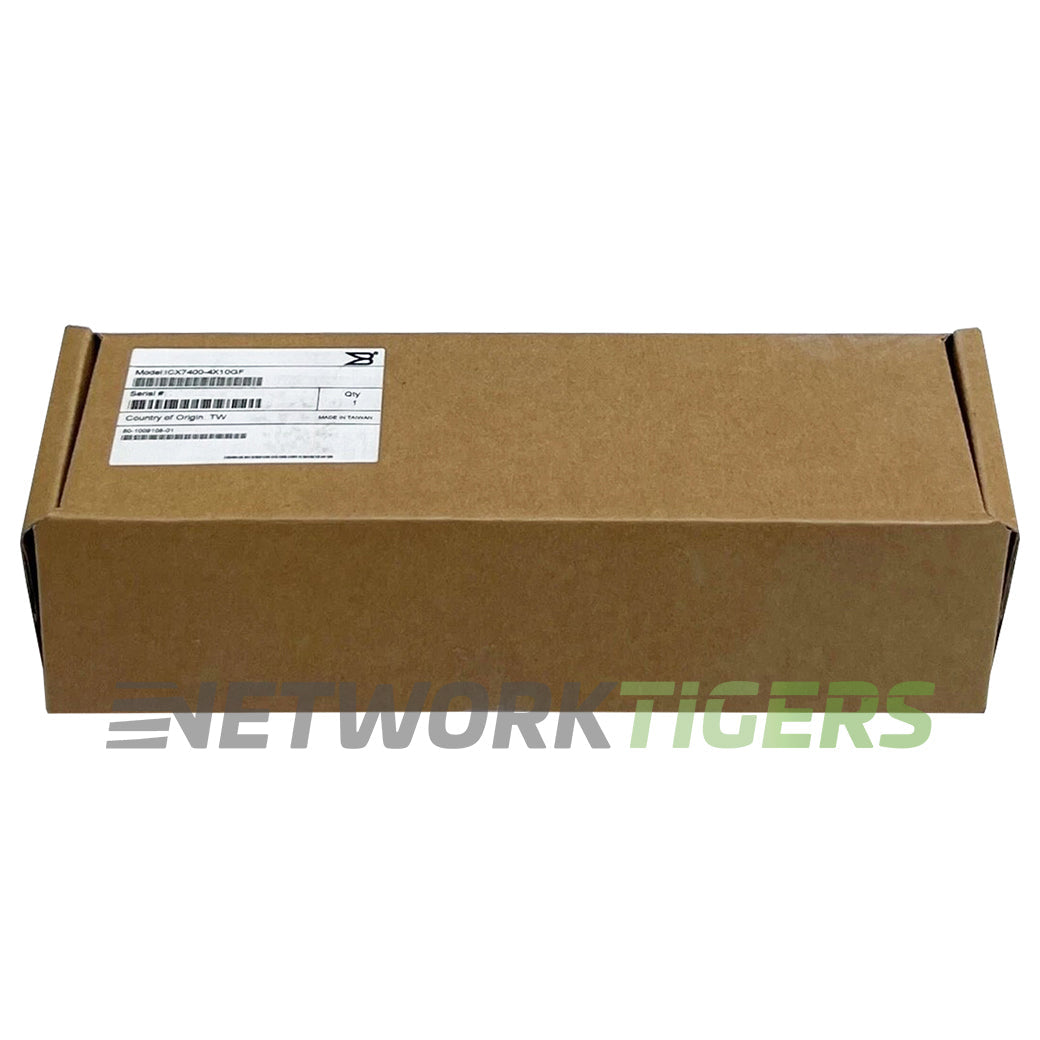 NEW Ruckus Brocade ICX7400-4X10GF ICX 7400 Series 4x 10GB SFP+ Switch Module