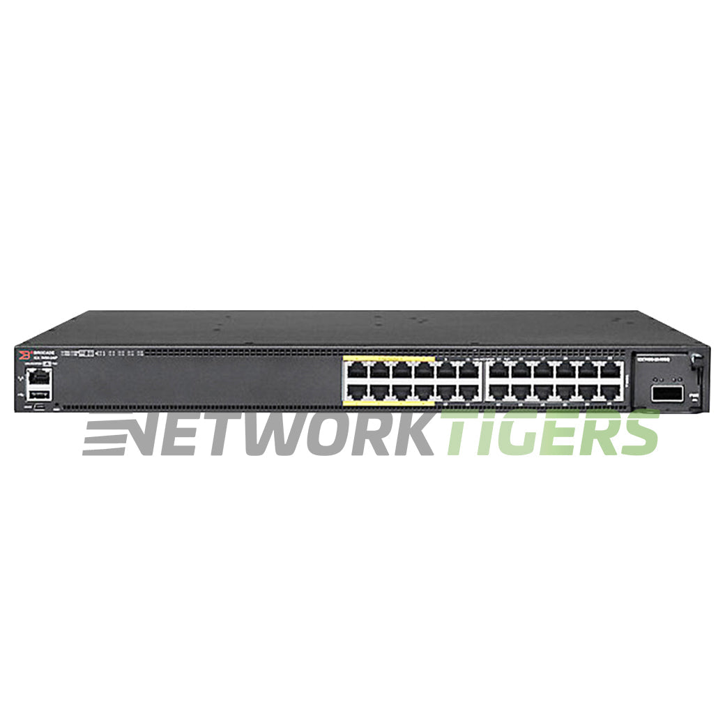 NEW Ruckus Brocade ICX7450-24P-E 24x 1GB PoE+ RJ45 4x SFP+ 2x 40GB QSFP+ Switch