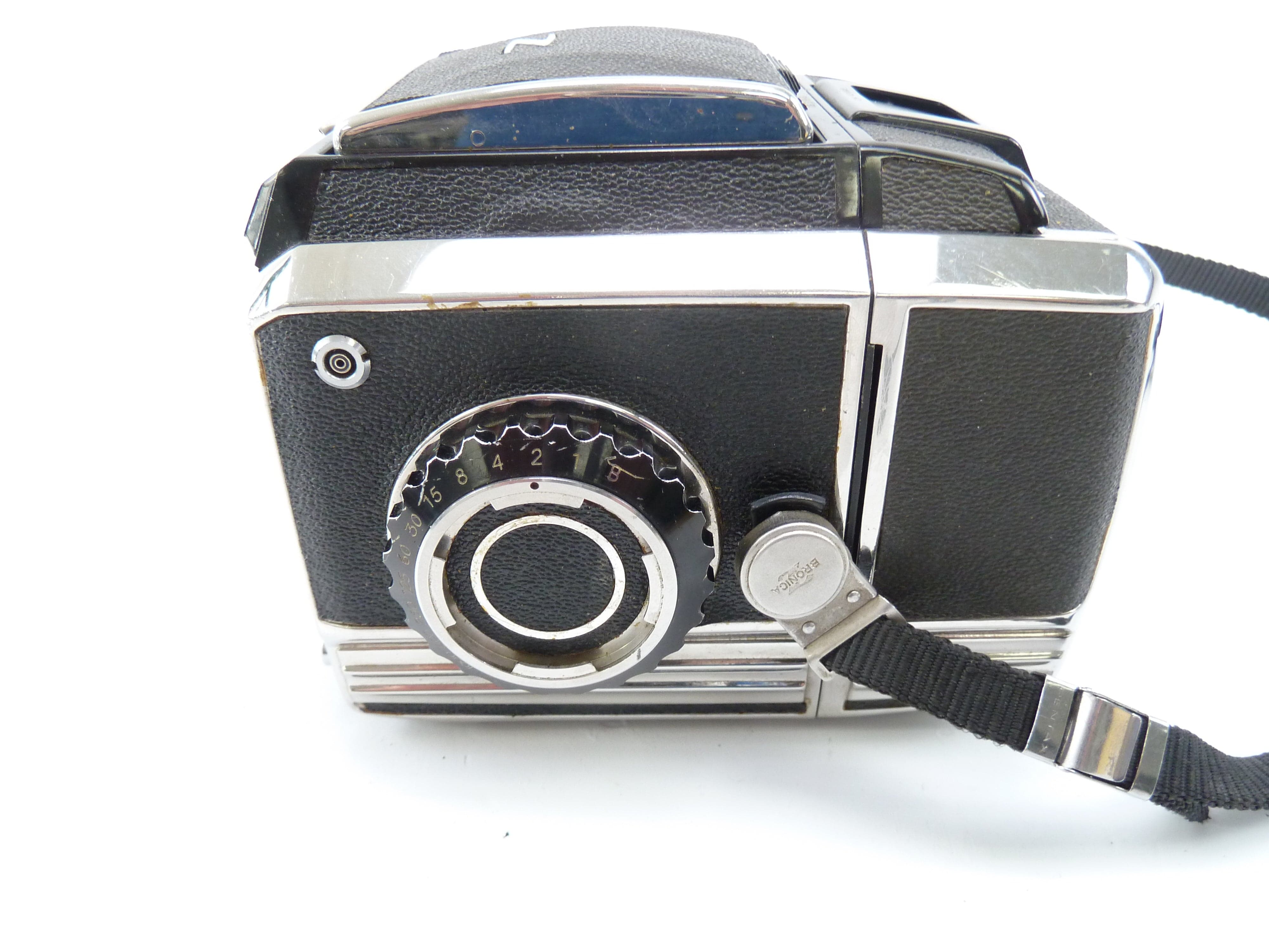Bronica S2 Body with 120 Film Back and Waist Level Finder