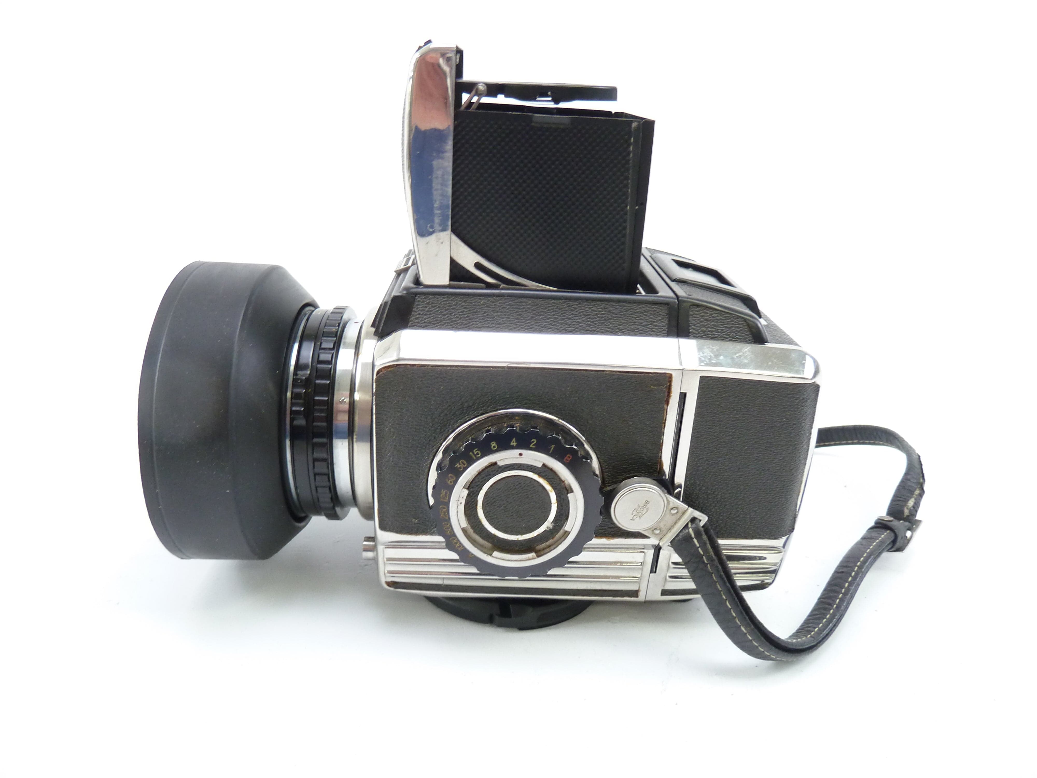 Bronica S with 75MM F2.8, 120 Film Back, and Prism Finder