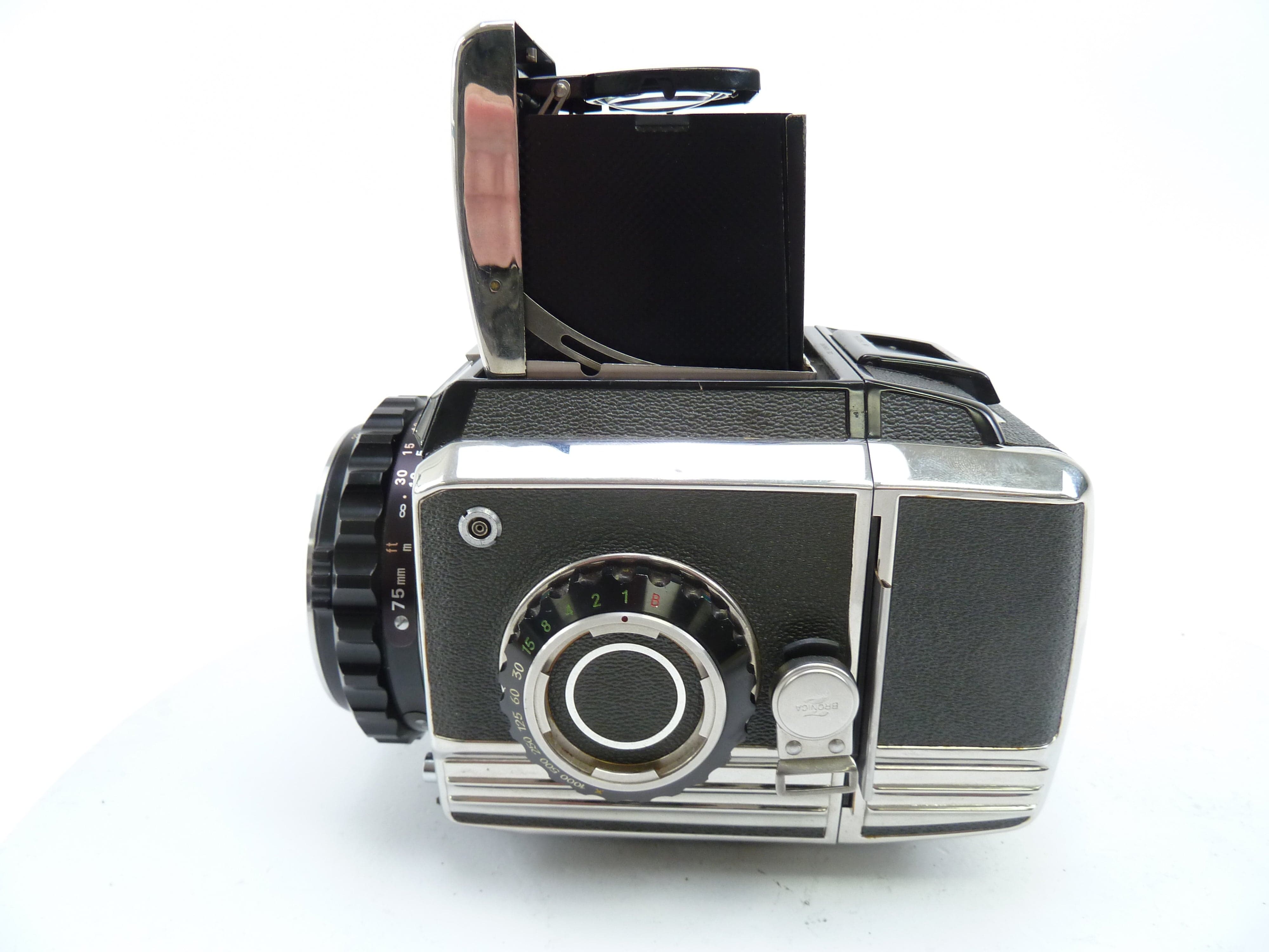 Bronica S2a Camera Outfit with 75mm f/2.8 Lens and 120 Film Back