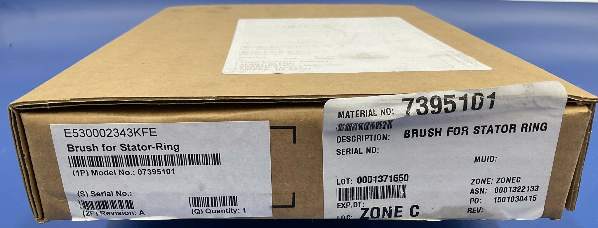 Siemens 7395101 - Brush for Stator Ring CT Scanner Part Side View | Alo Tech Solutions