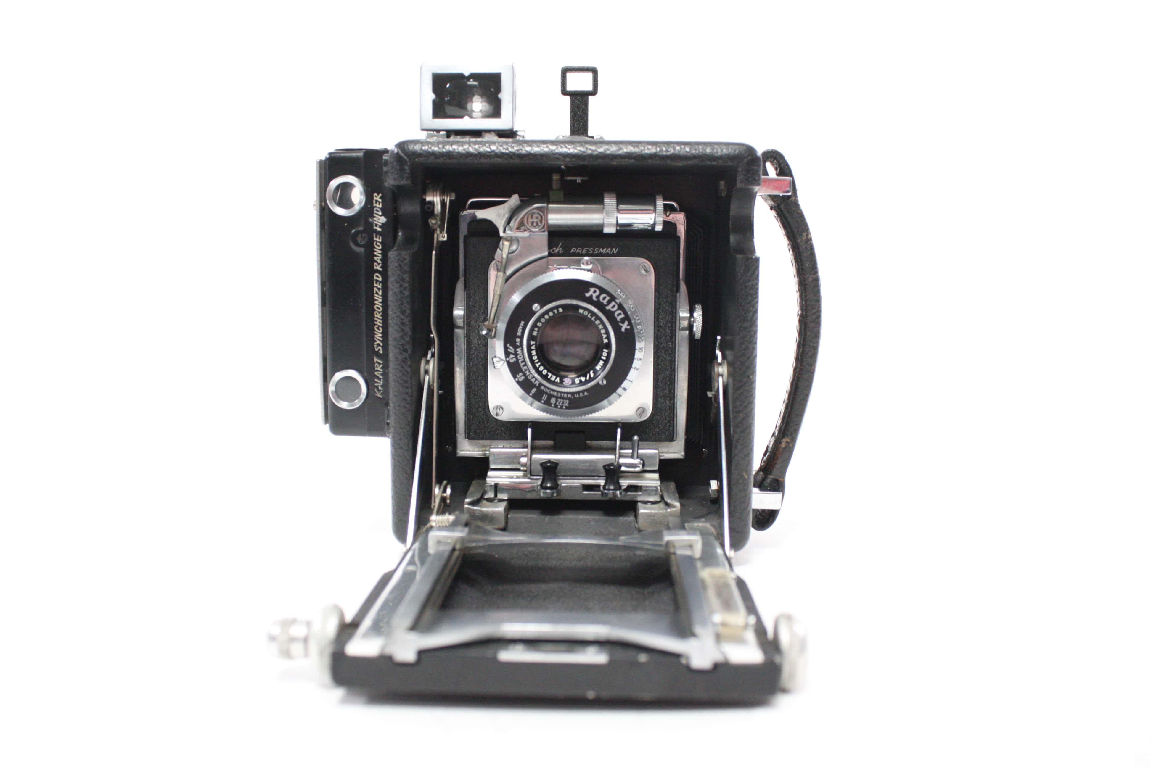 Busch Pressman Model C 2x3 Camera with Wollensak 101mm f/4.5 Lens
