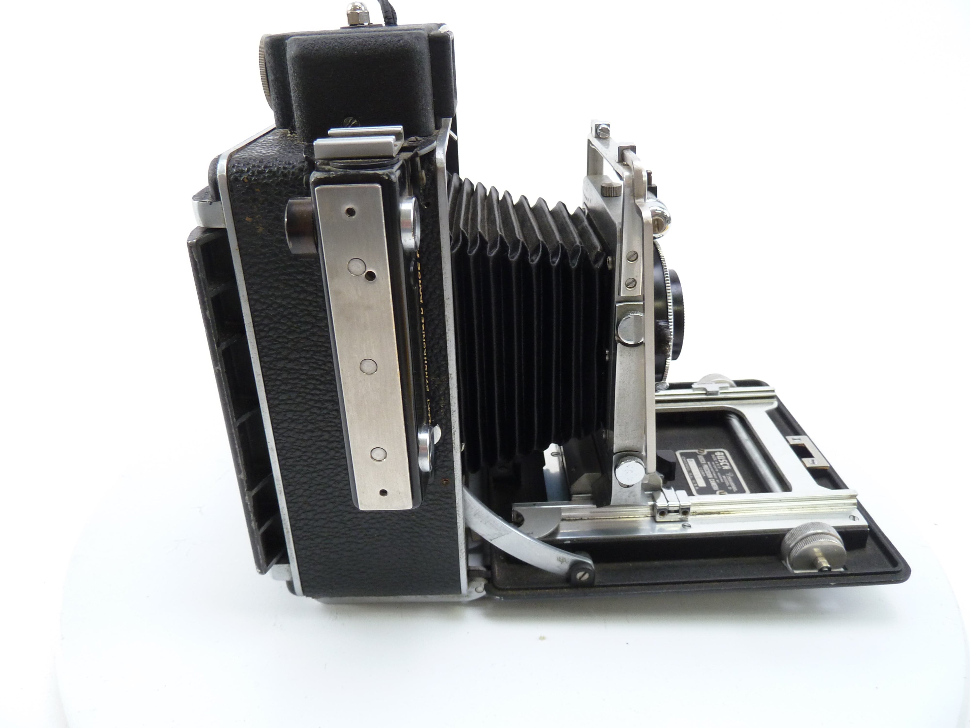 Busch Pressman Model D 4X5 Camera with Wollensak 135MM f4.7 Raptor Lens