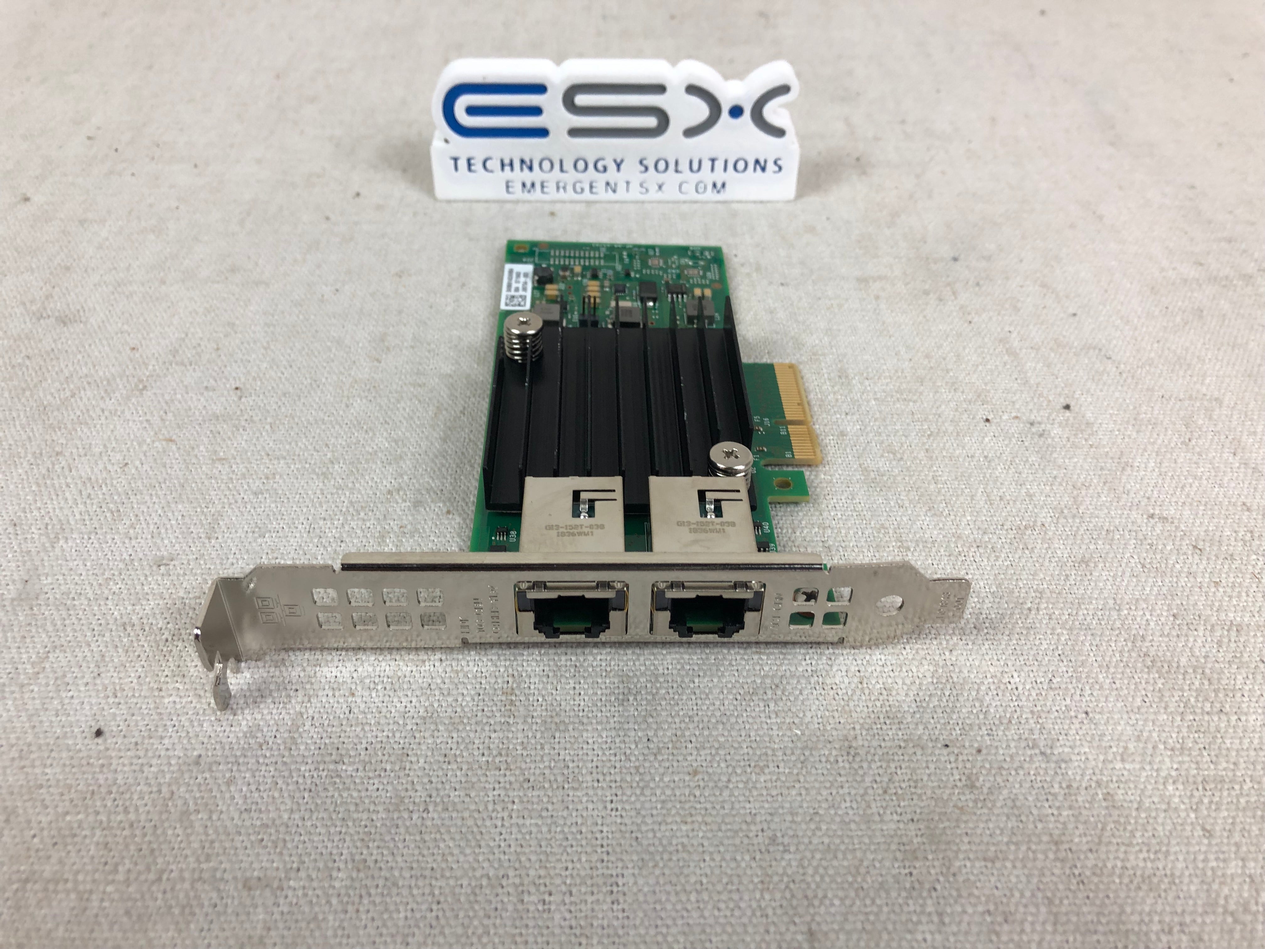 Dell 4V7G2 Intel X550-T2 Dual Port 10GBASE-T Network Adapter Full Height