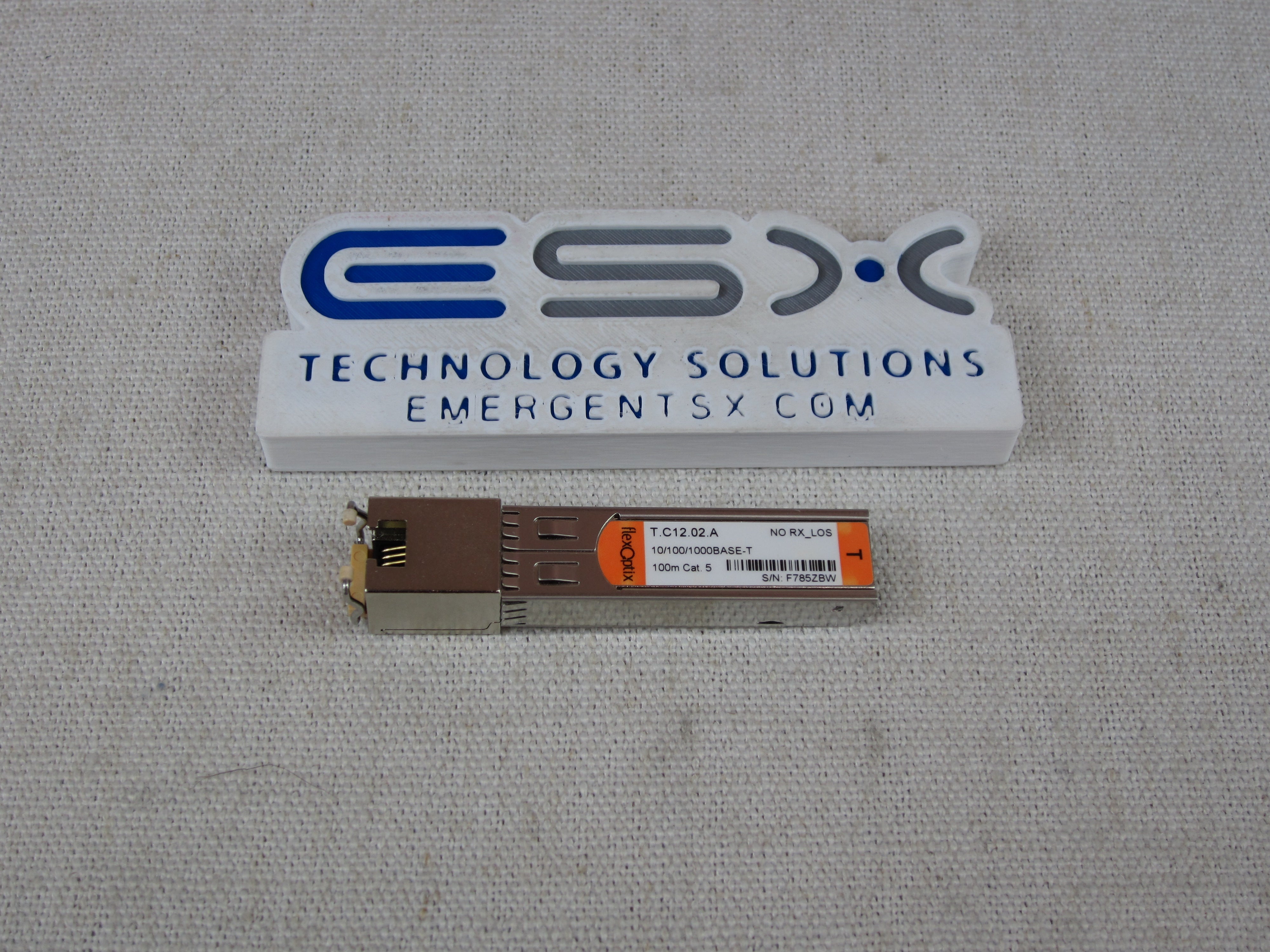Flexoptic T.C12.02.A 1000Base-T GbE RJ45 Copper 100m SFP Transceiver