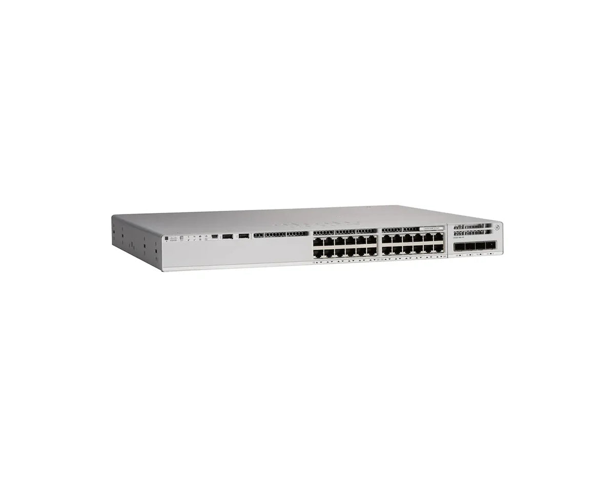 Cisco Catalyst C9200L-24T-4G-E 24-Port Data Switch with 4x1G Uplinks, Network Essentials