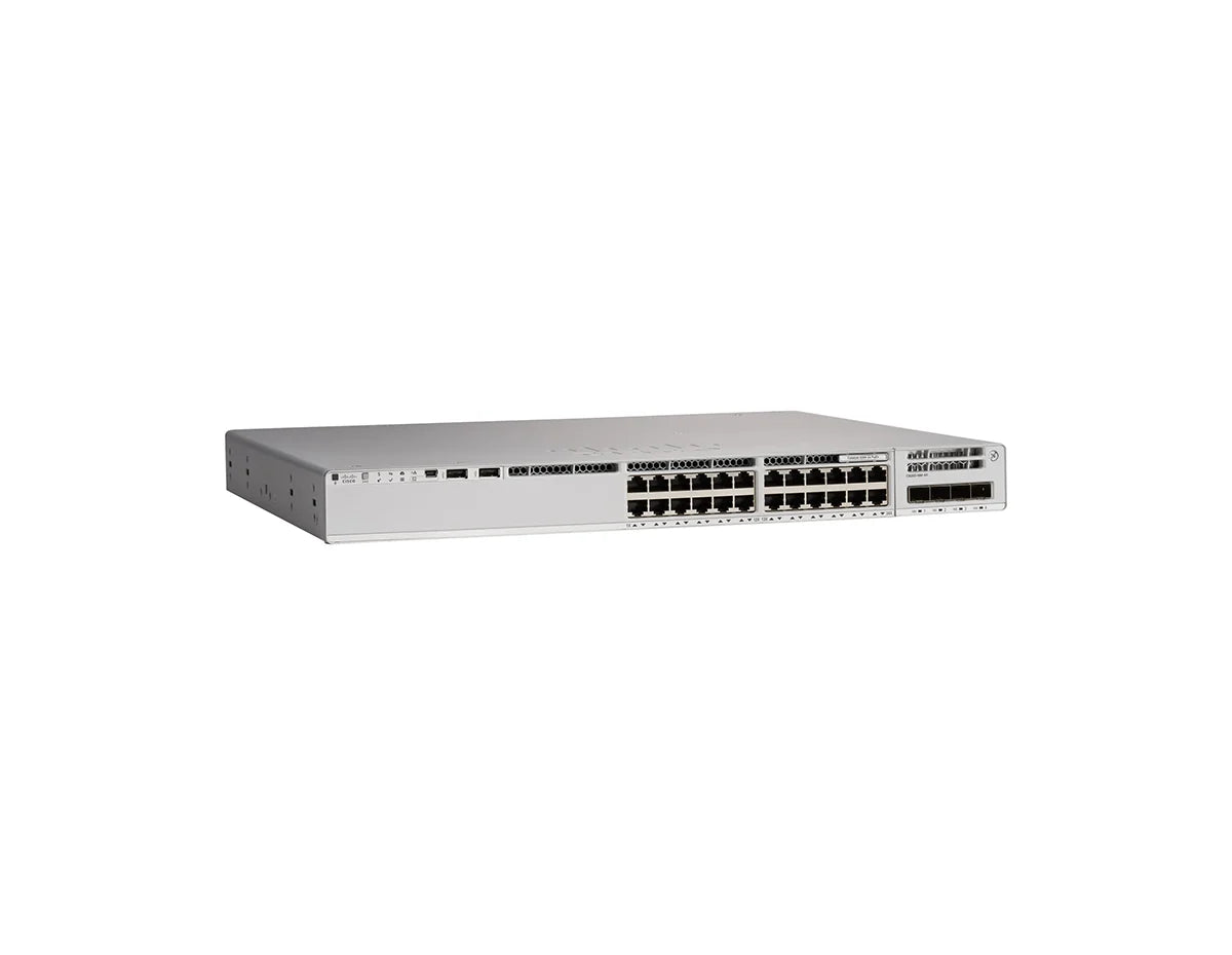 Cisco Catalyst C9200L-24T-4X-E 24-Port Data Switch with 4x10G SFP+ Uplinks, Network Essentials