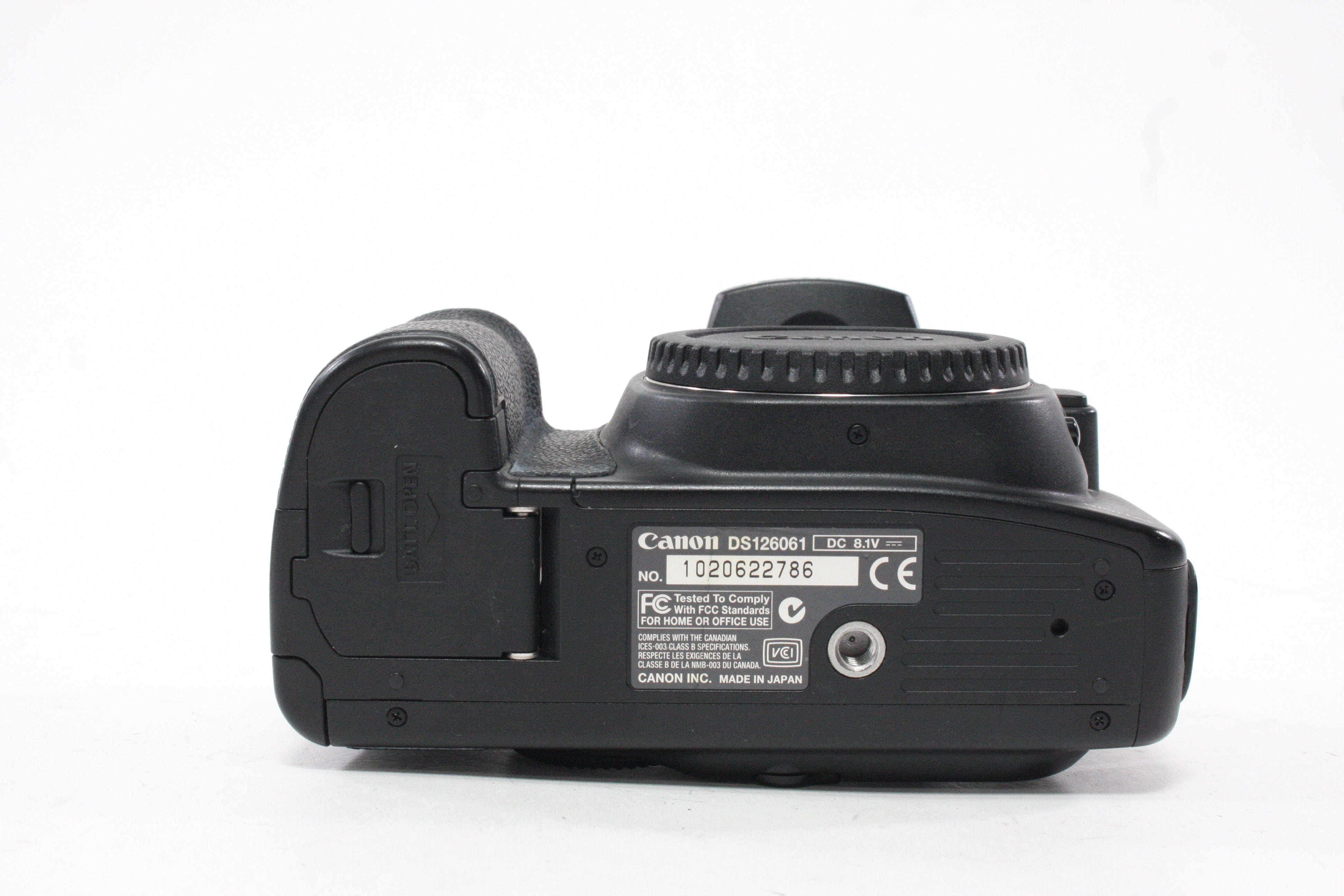Canon 20D DSLR Camera Body.  No Shutter Count Available.