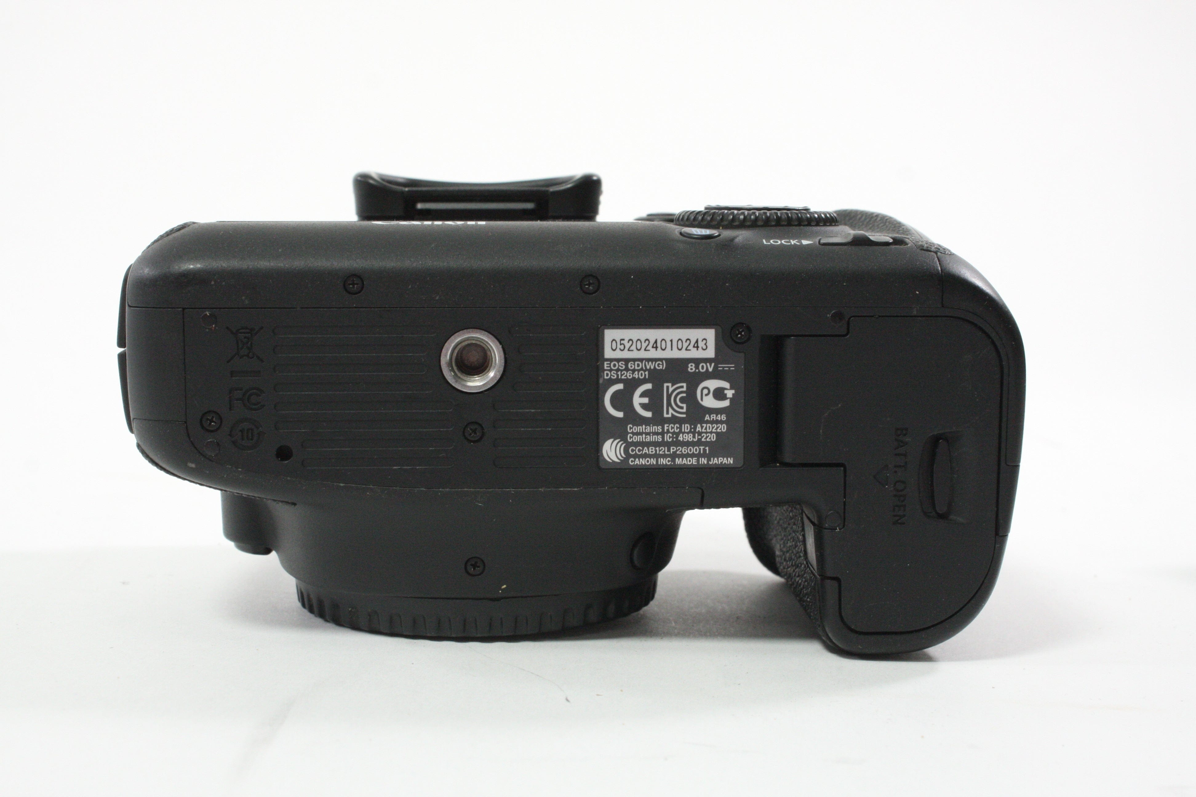 Canon 6D DSLR Camera Body with Shutter Count 72,681
