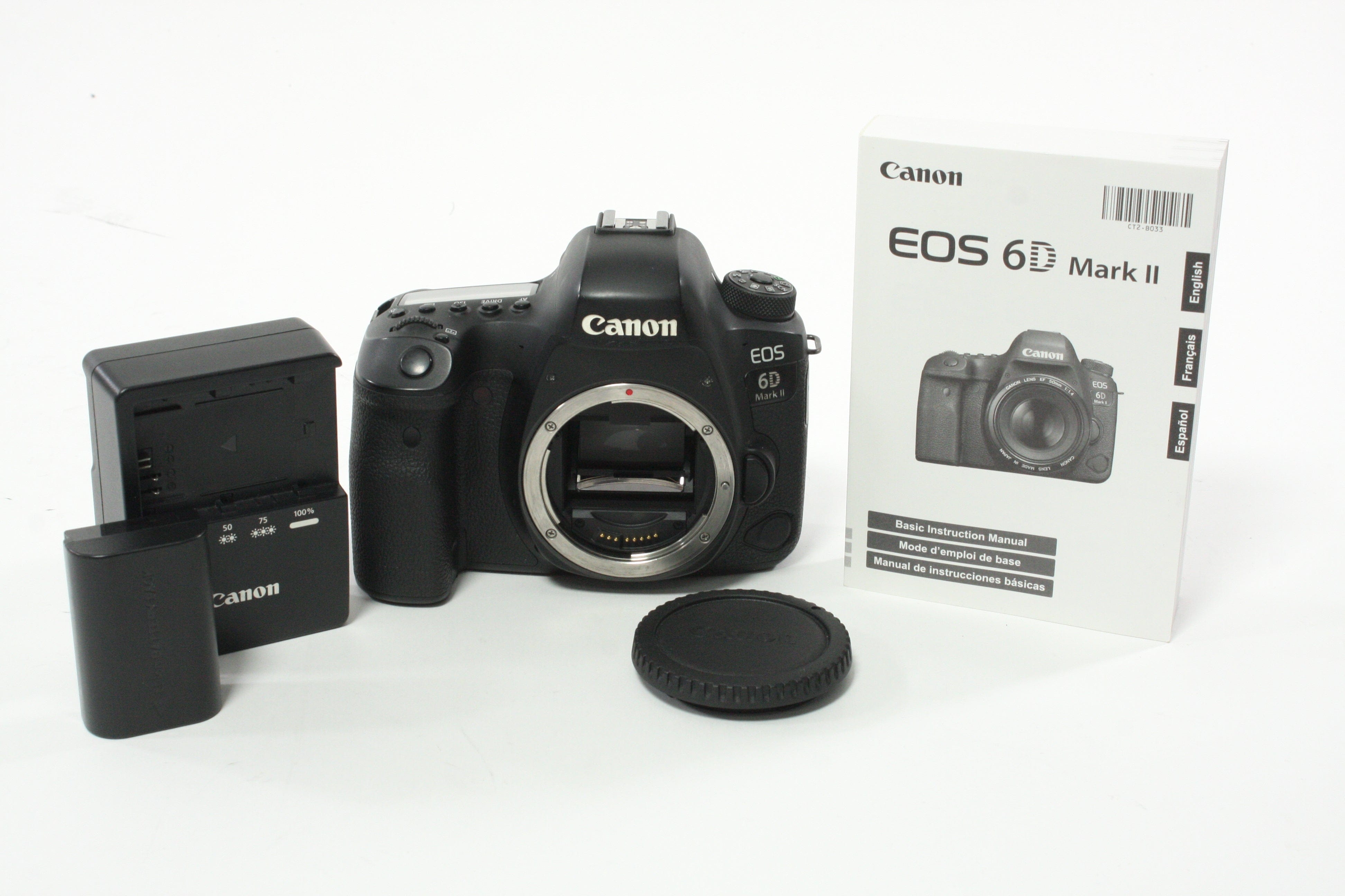 Canon 6D Mark II DSLR Camera with Shutter Count 394,062