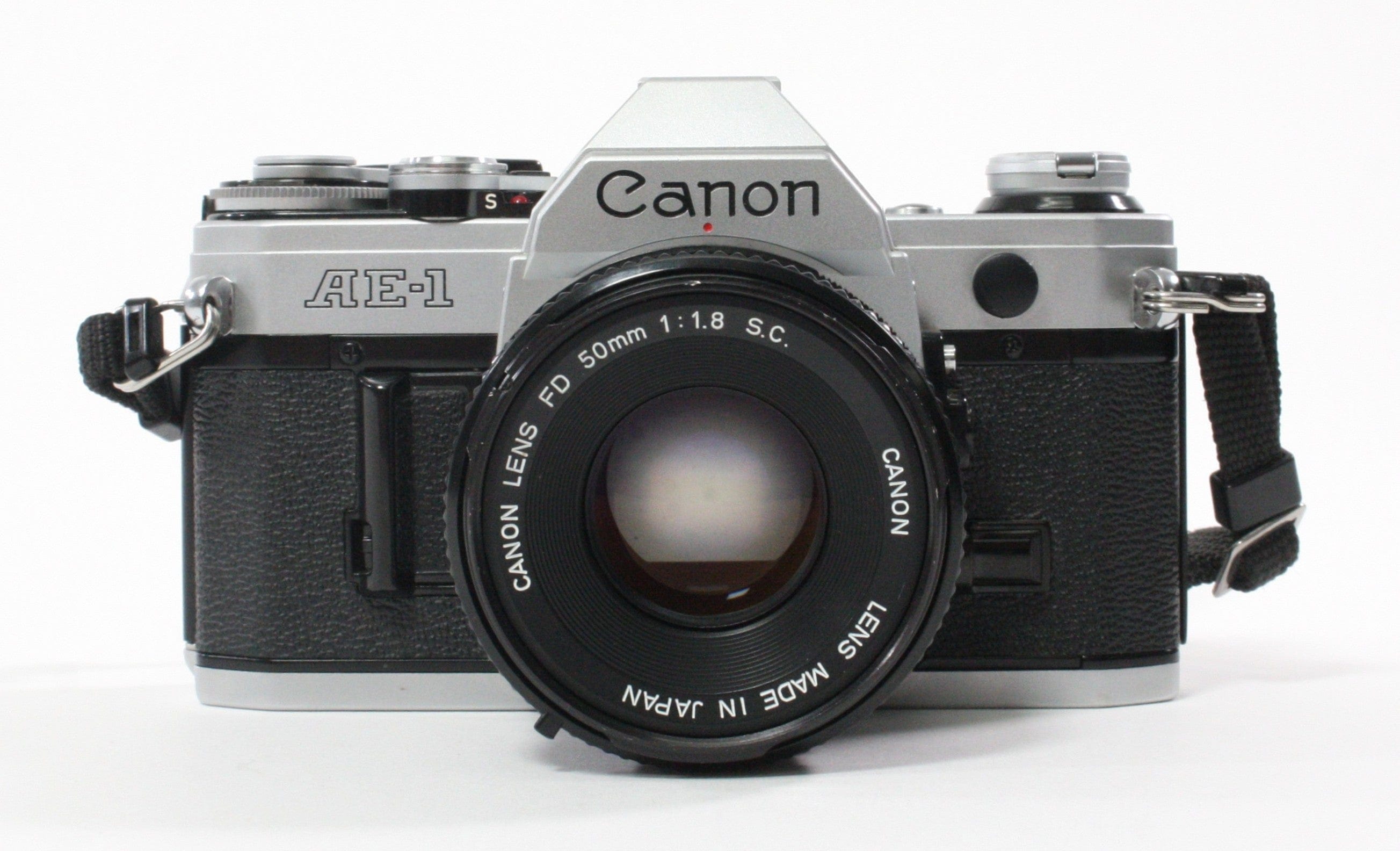Canon AE-1 35mm Camera with 50mm f/1.8 Lens