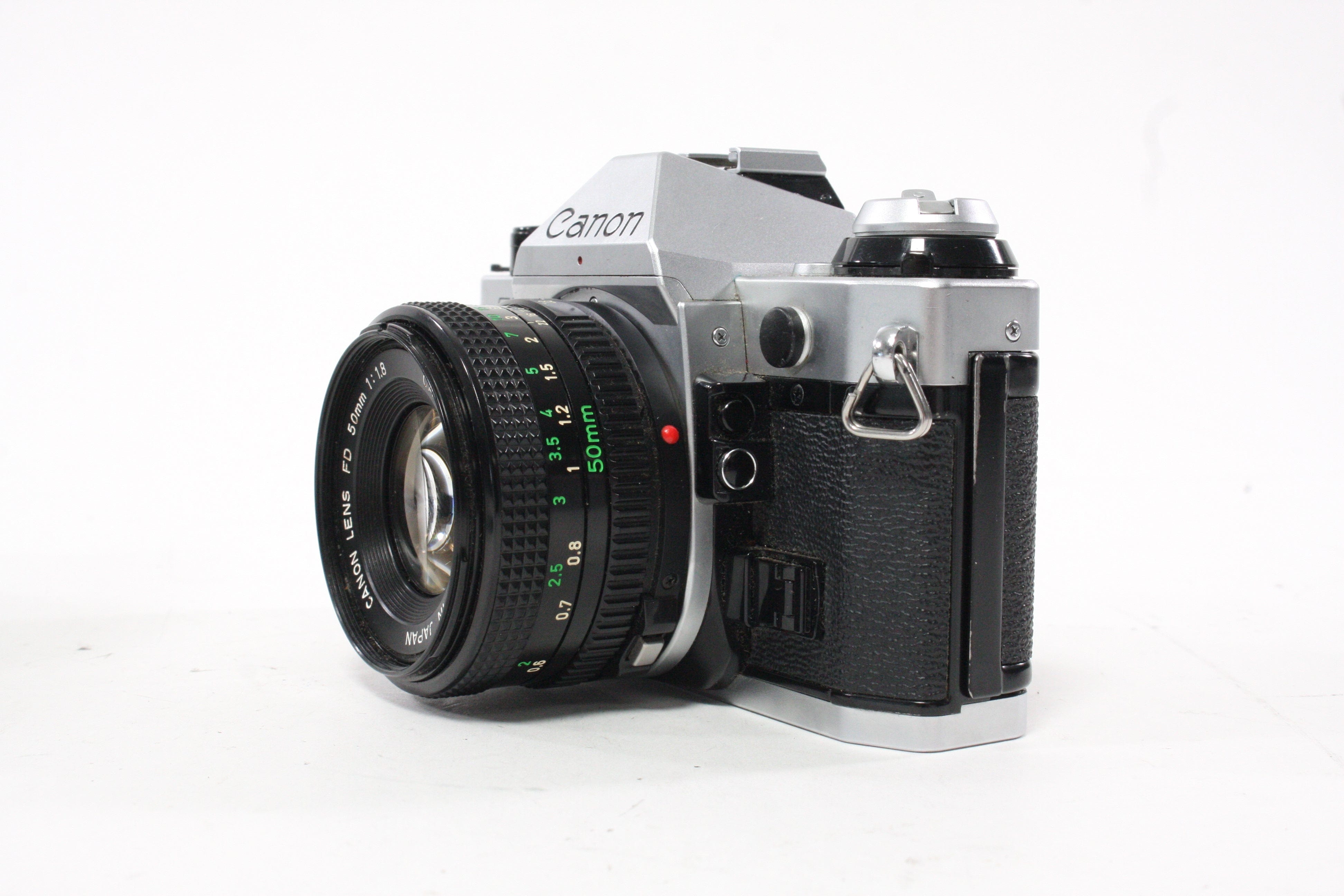 Canon AE-1 35mm SLR Camera with 50mm f/1.8 FD Lens