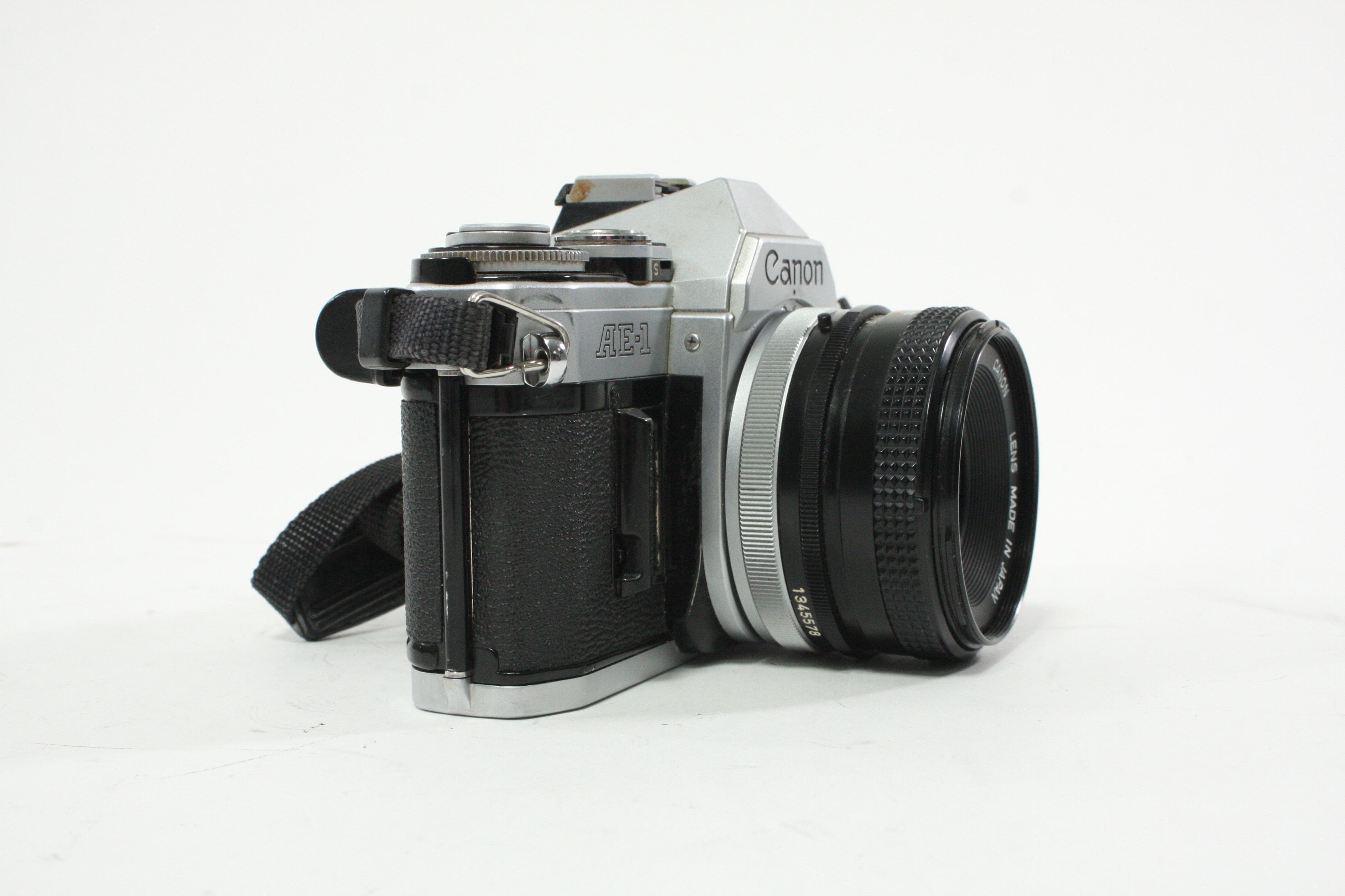 Canon AE-1 35mm SLR Camera with 50mm f/1.8 S.C. FD Lens