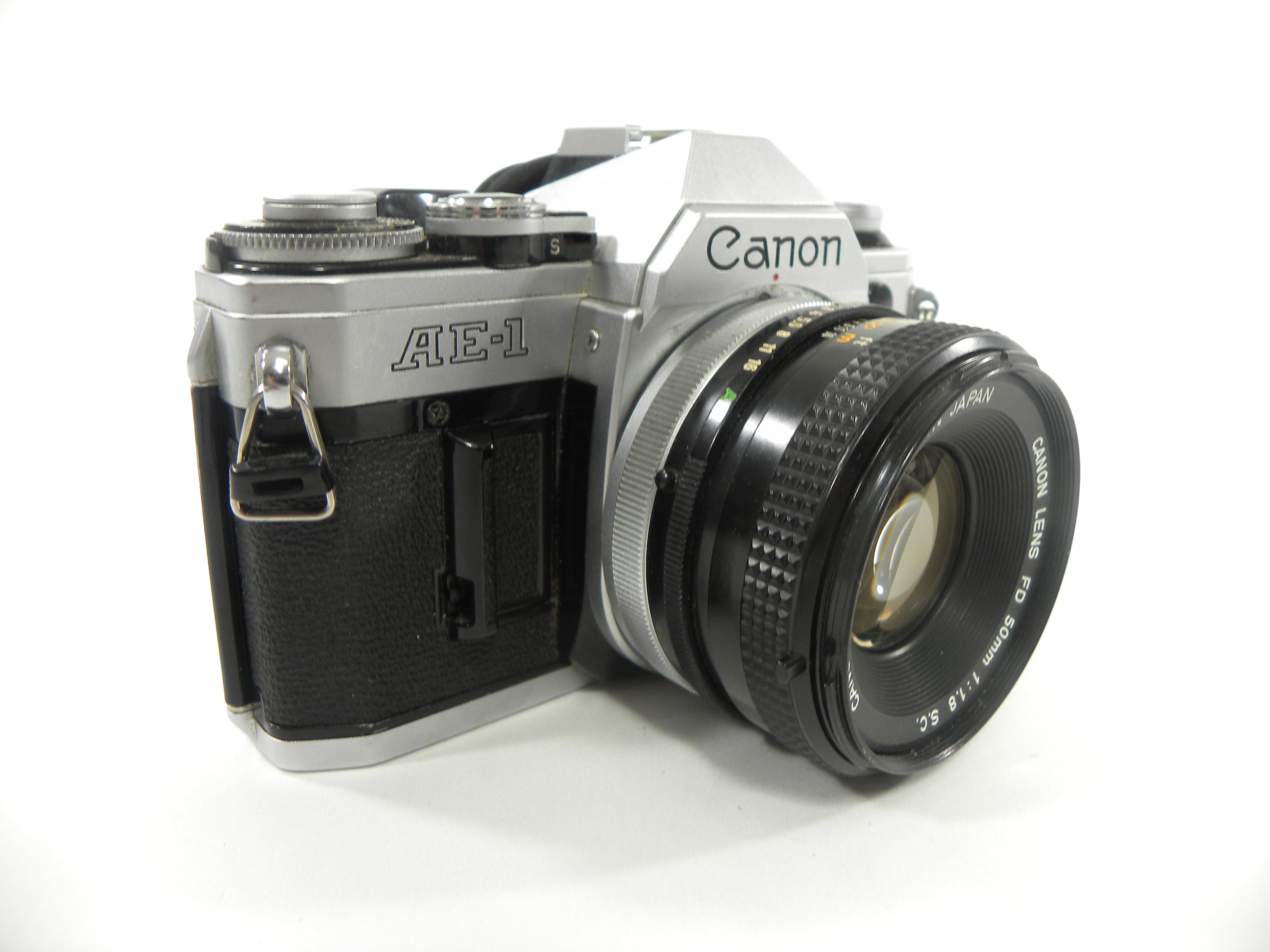 Canon AE-1 35mm SLR Camera with a FD 50mm f1.8 S.C.
