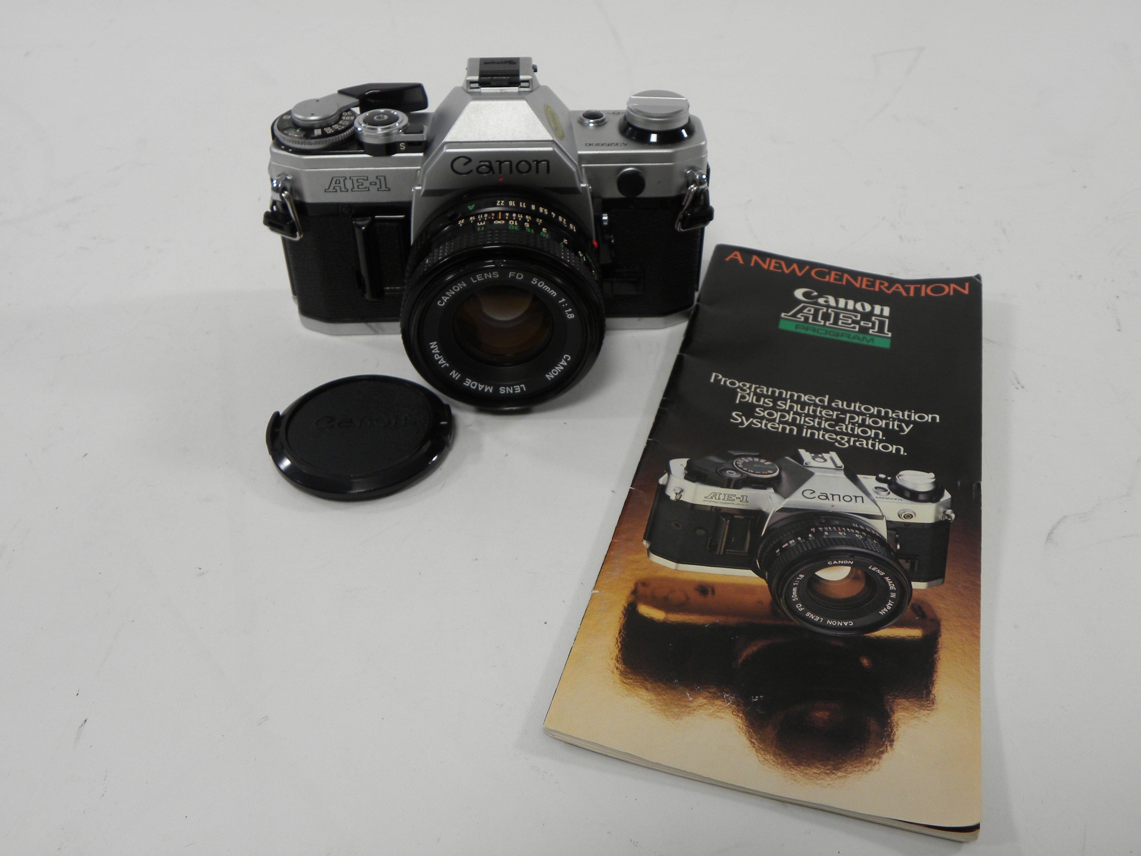 Canon AE-1 35mm SLR w/FD 50mm f1.8