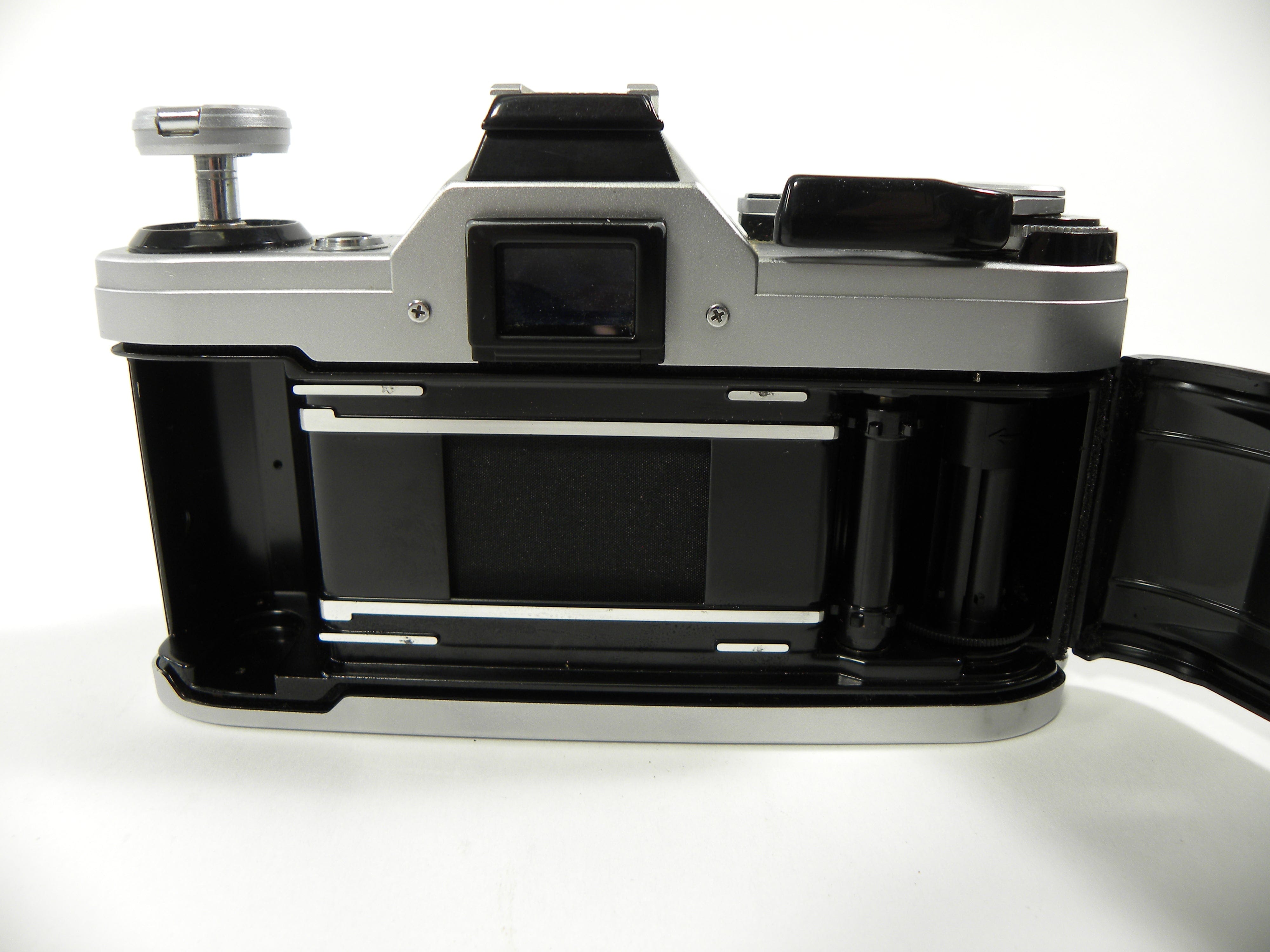 Canon AE-1 35mm SLR with a 50mm f/1.8 FD Lens