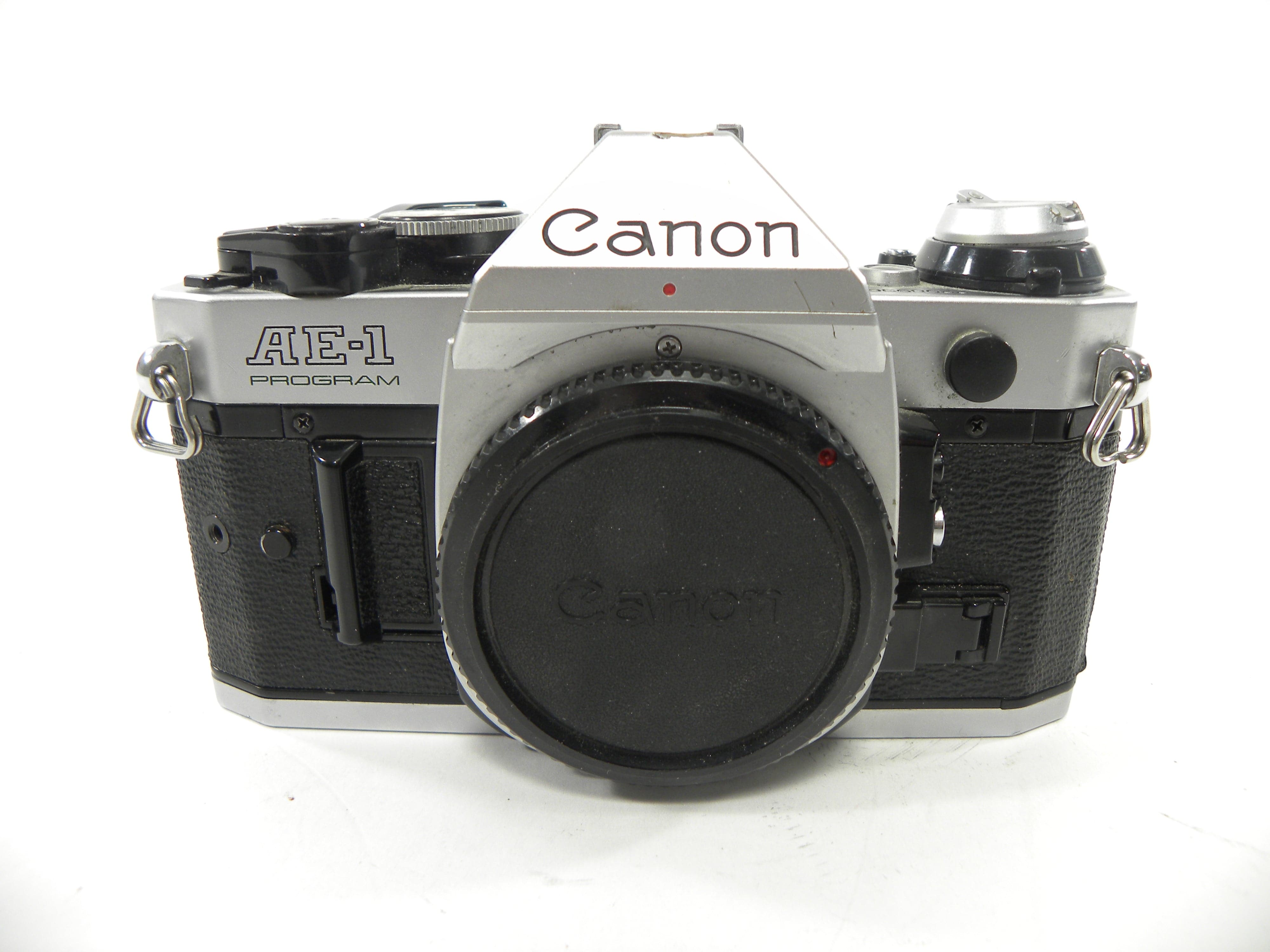 Canon AE-1 Program 35mm SLR Camera, AS-IS, for Parts or Repair