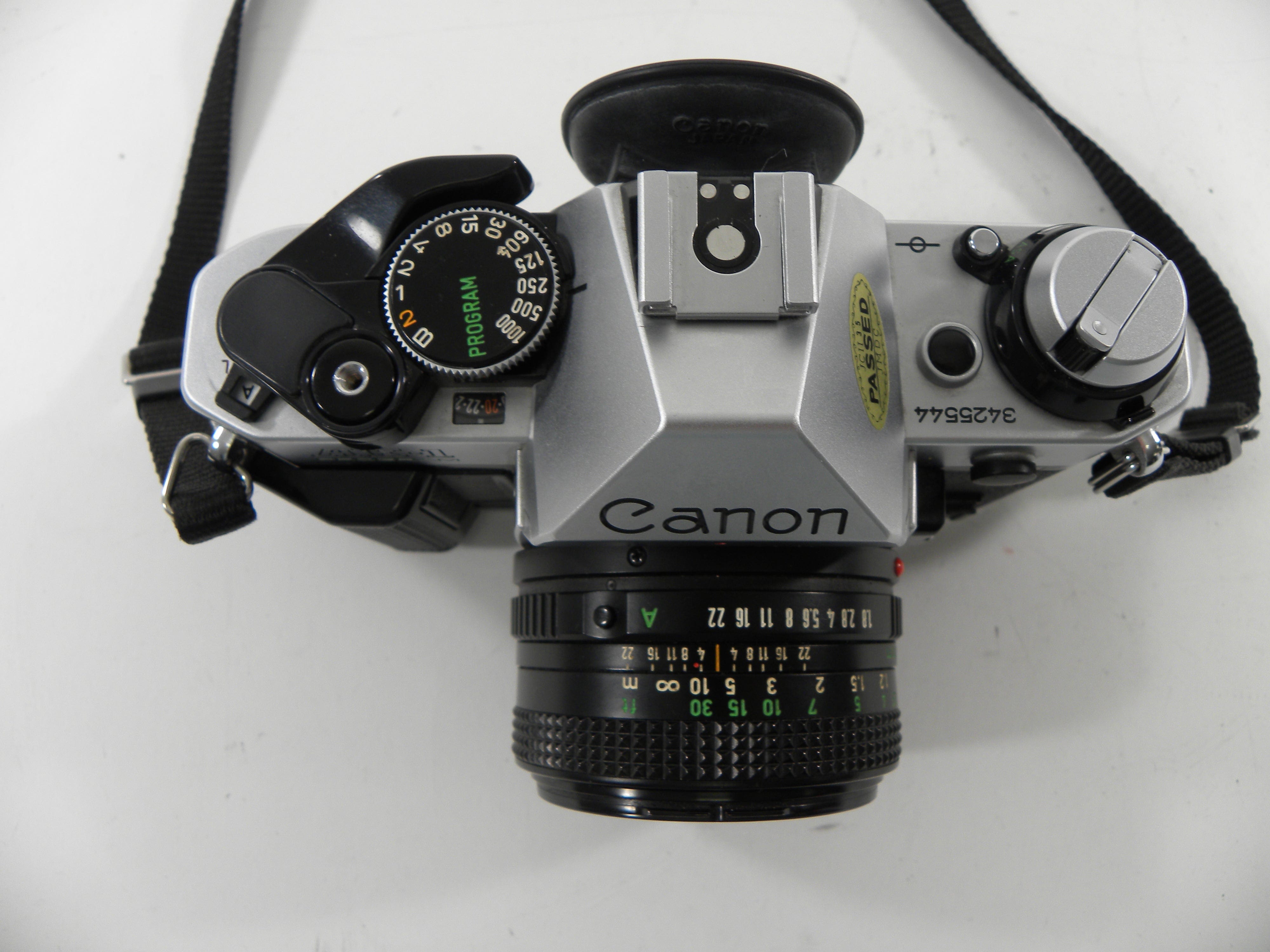 Canon AE-1 Program 35mm SLR w/FD 50mm f1.8