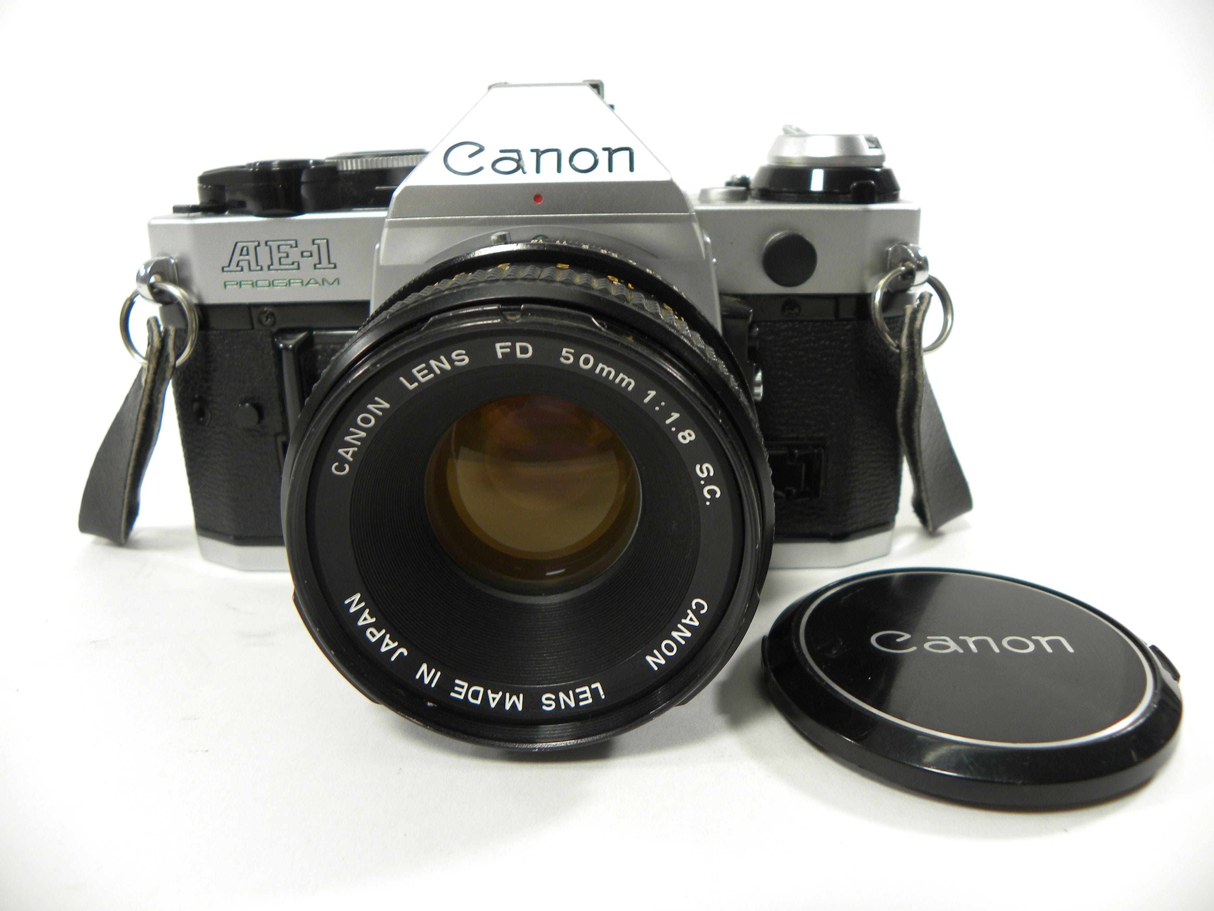Canon AE-1 Program 35mm SLR w/FD 50mm f1.8 S.C.