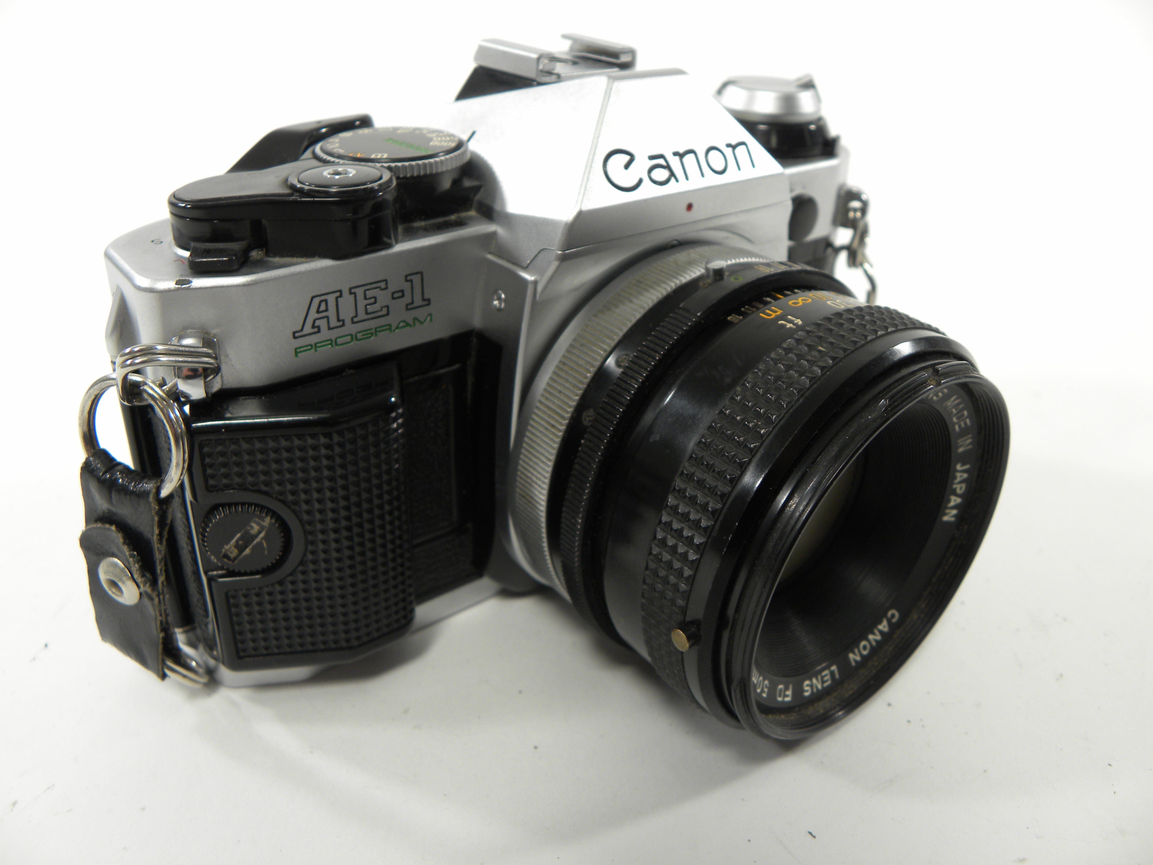 Canon AE-1 Program 35mm SLR w/FD 50mm f1.8 S.C.