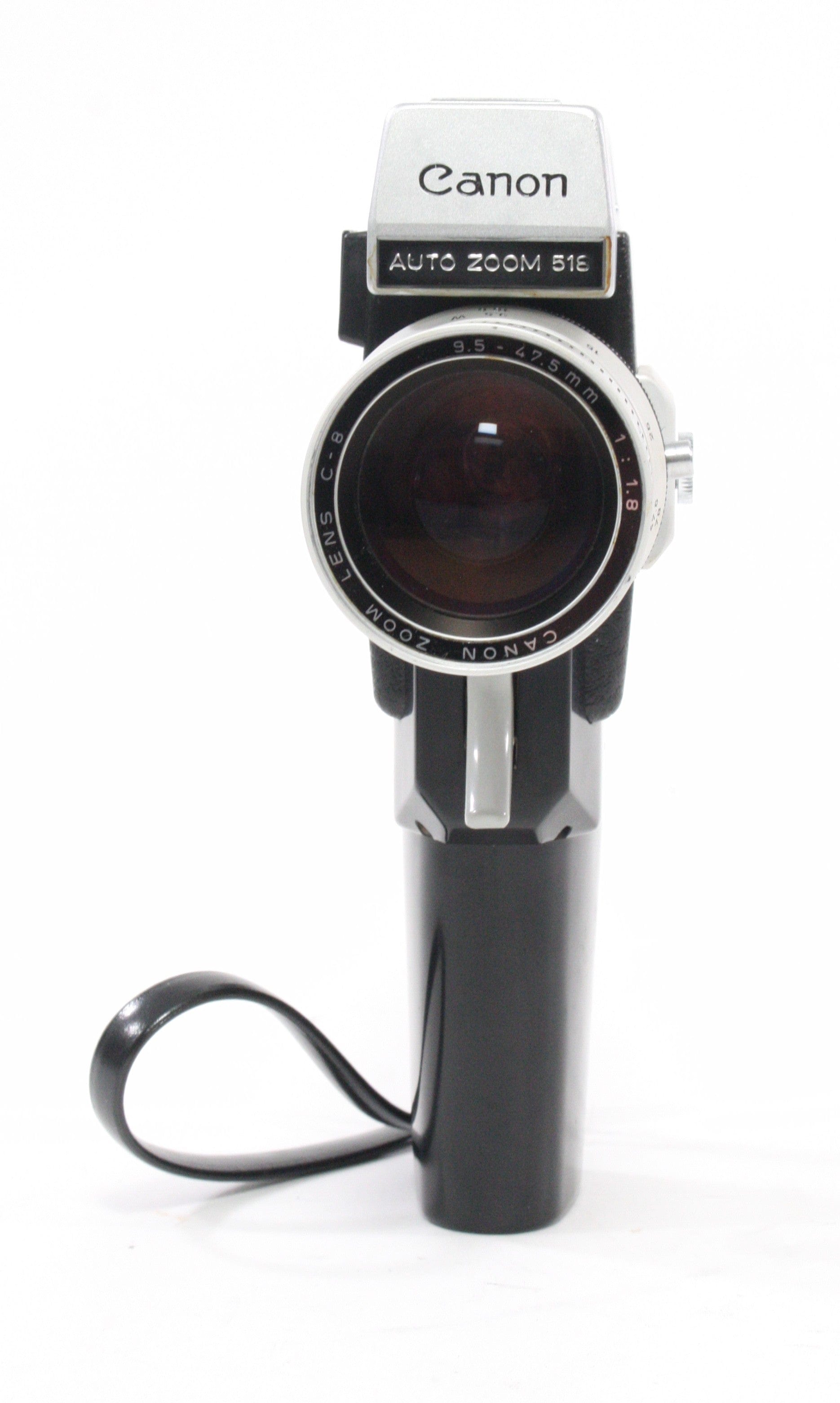 Canon Auto Zoom 518 Super 8 Camera with C-81.6X Converter AS-IS