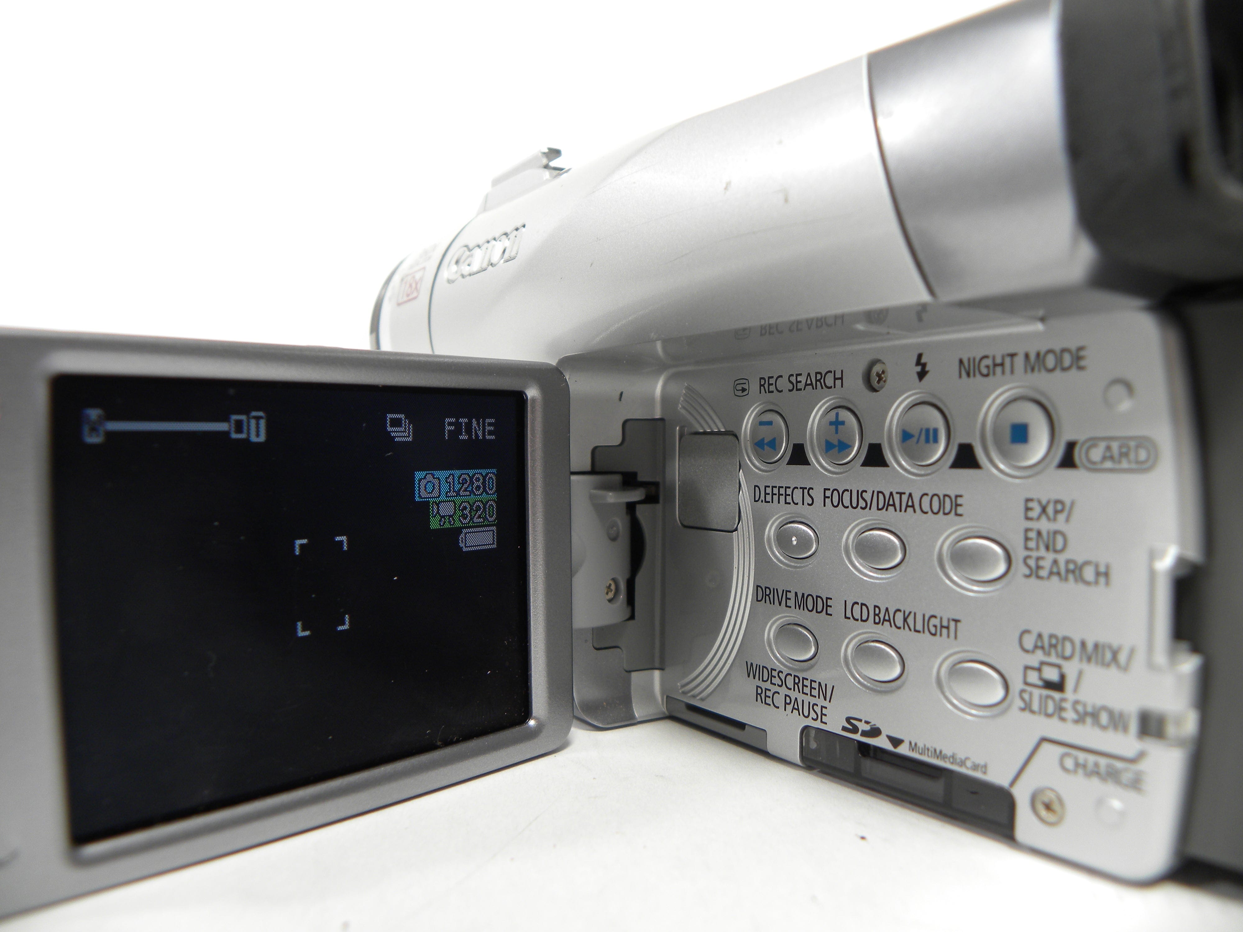 Canon Elura 85 MiniDV Digital Viedo Camcorder AS IS