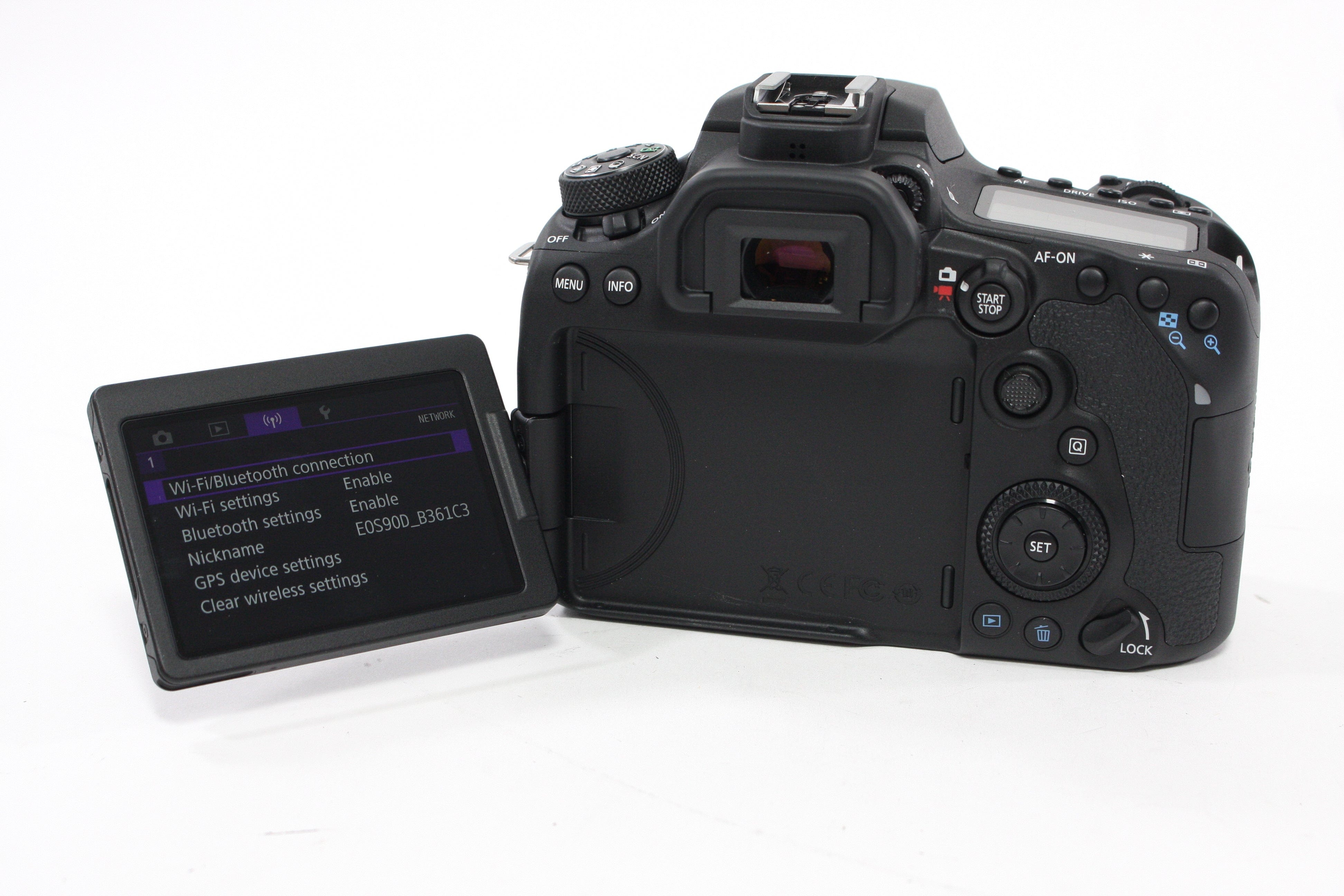 Canon EOS 90D - Body Only Shutter Count under 1000
