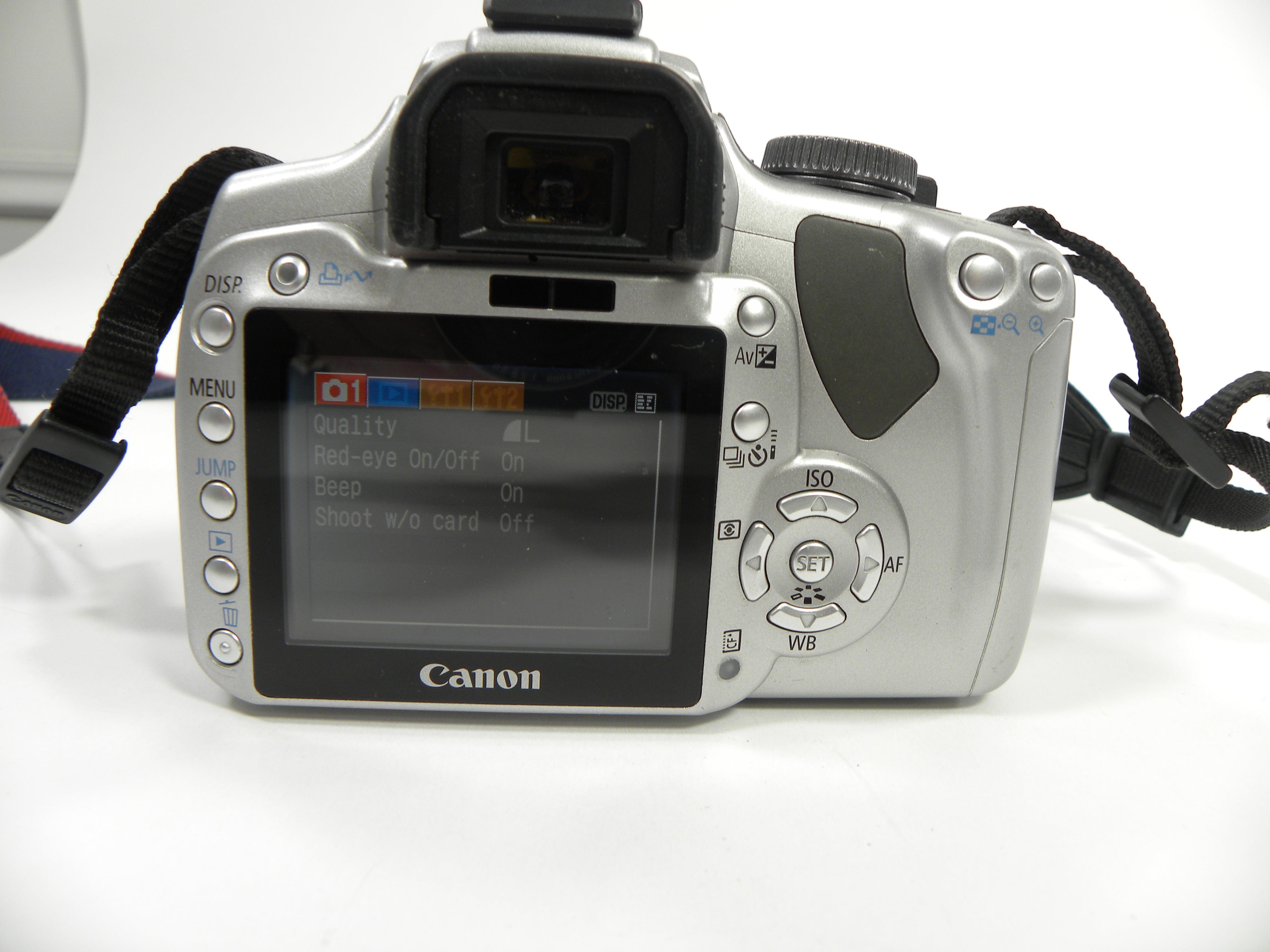 Canon EOS Digital Rebel XTi 10mp camera w/EF-S 18-55 f3.5-5.6 II