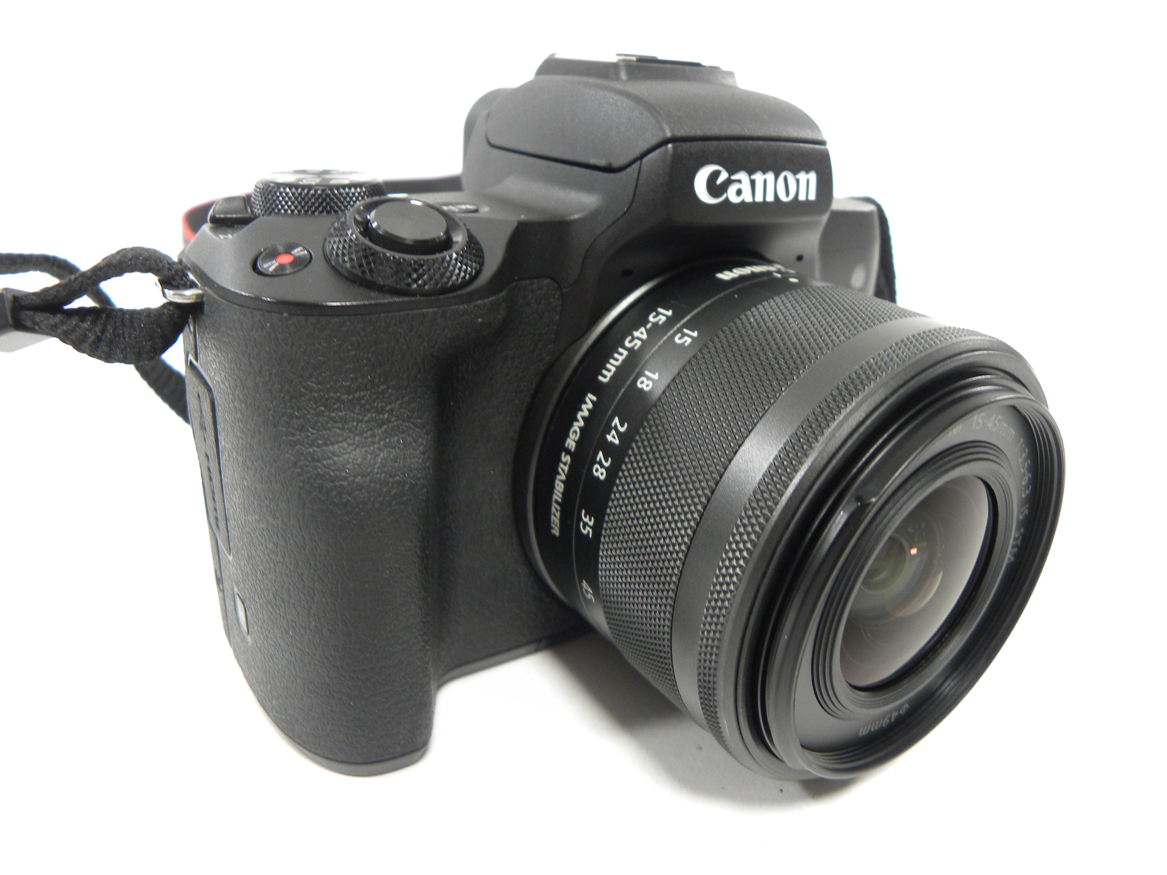 Canon EOS M50 24.1mp Digital Mirrorless Camera w/EF-M 15-45 IS STM S/C