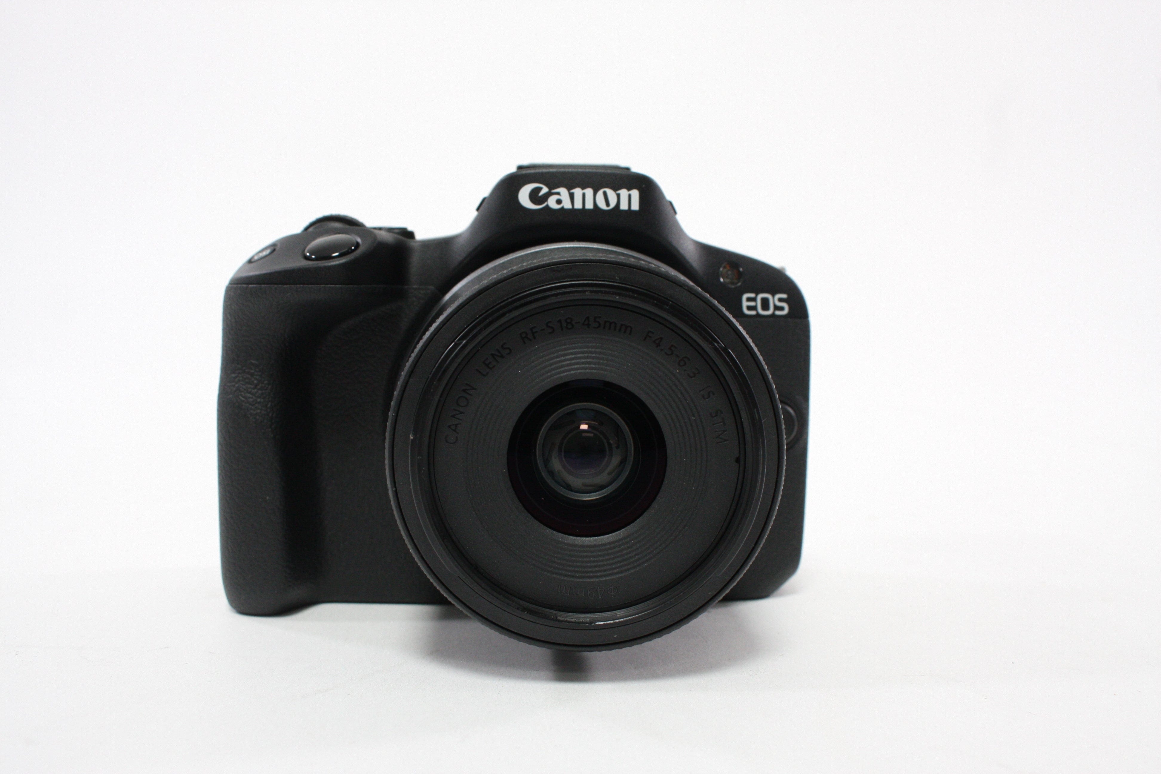 Canon EOS R50 Mirrorless Camera with 18-45mm f/4.5-5.3 IS STM SC 1,000 or less