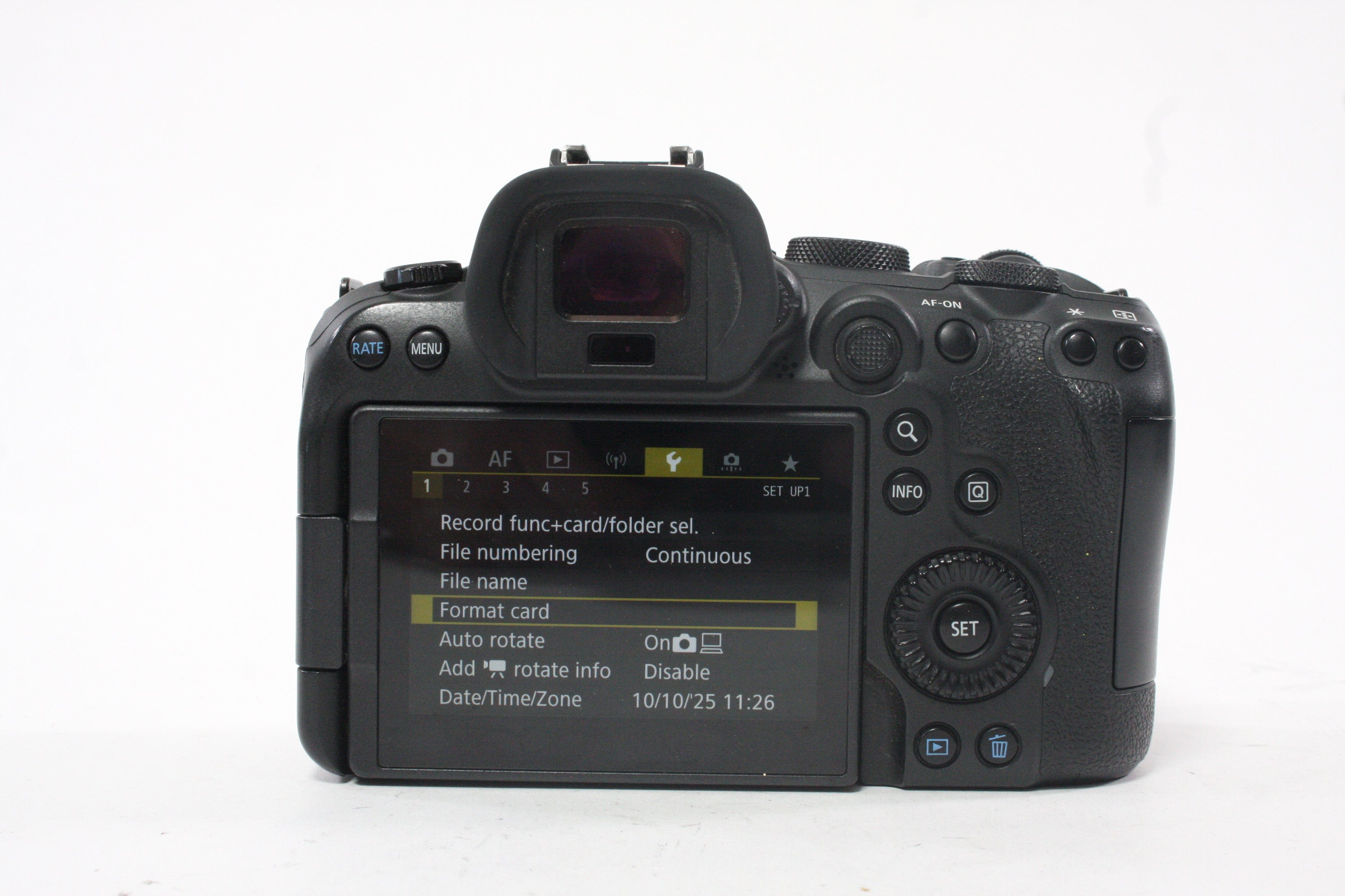 Canon EOS R6 Digital Mirrorless Camera Body with Shutter Count 294,000