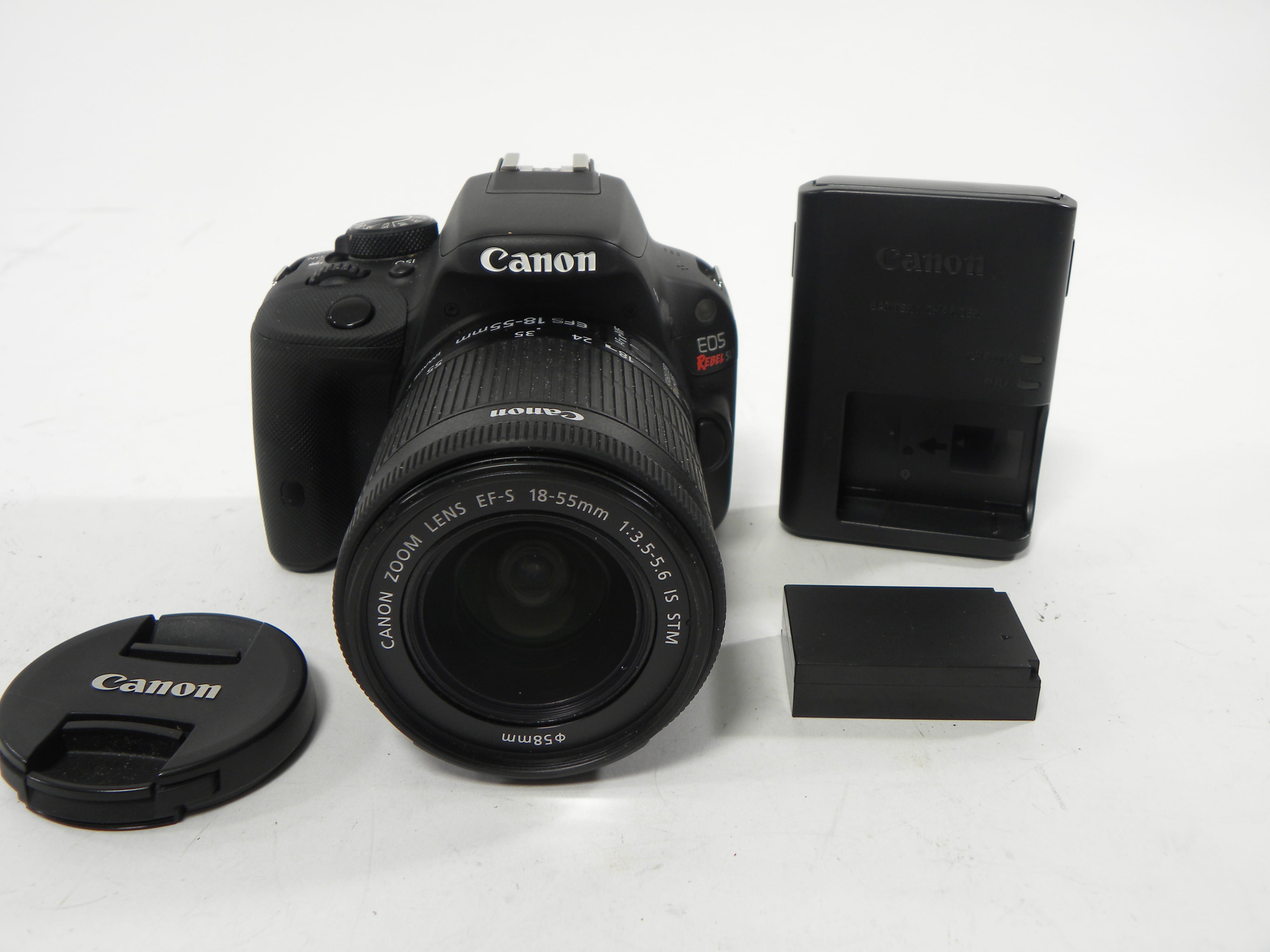 Canon EOS Rebel SL1 18mp Digital SLR w/EF-S 18-55 f3.5-5.6 IS STM