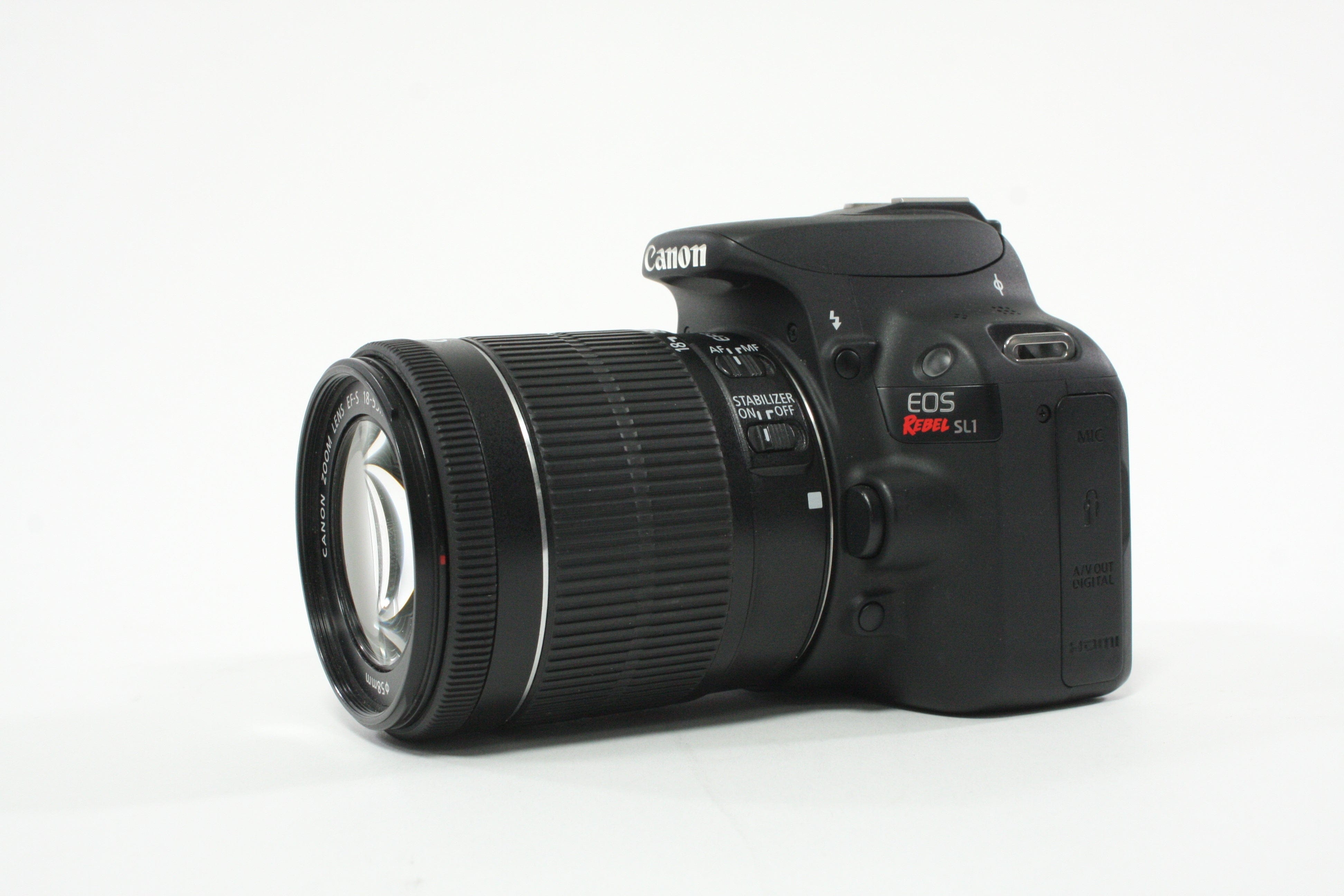 Canon EOS Rebel SL1 DSLR Camera with 18-55mm f/3.5-5.6 IS STM with a Shutter Count of 490
