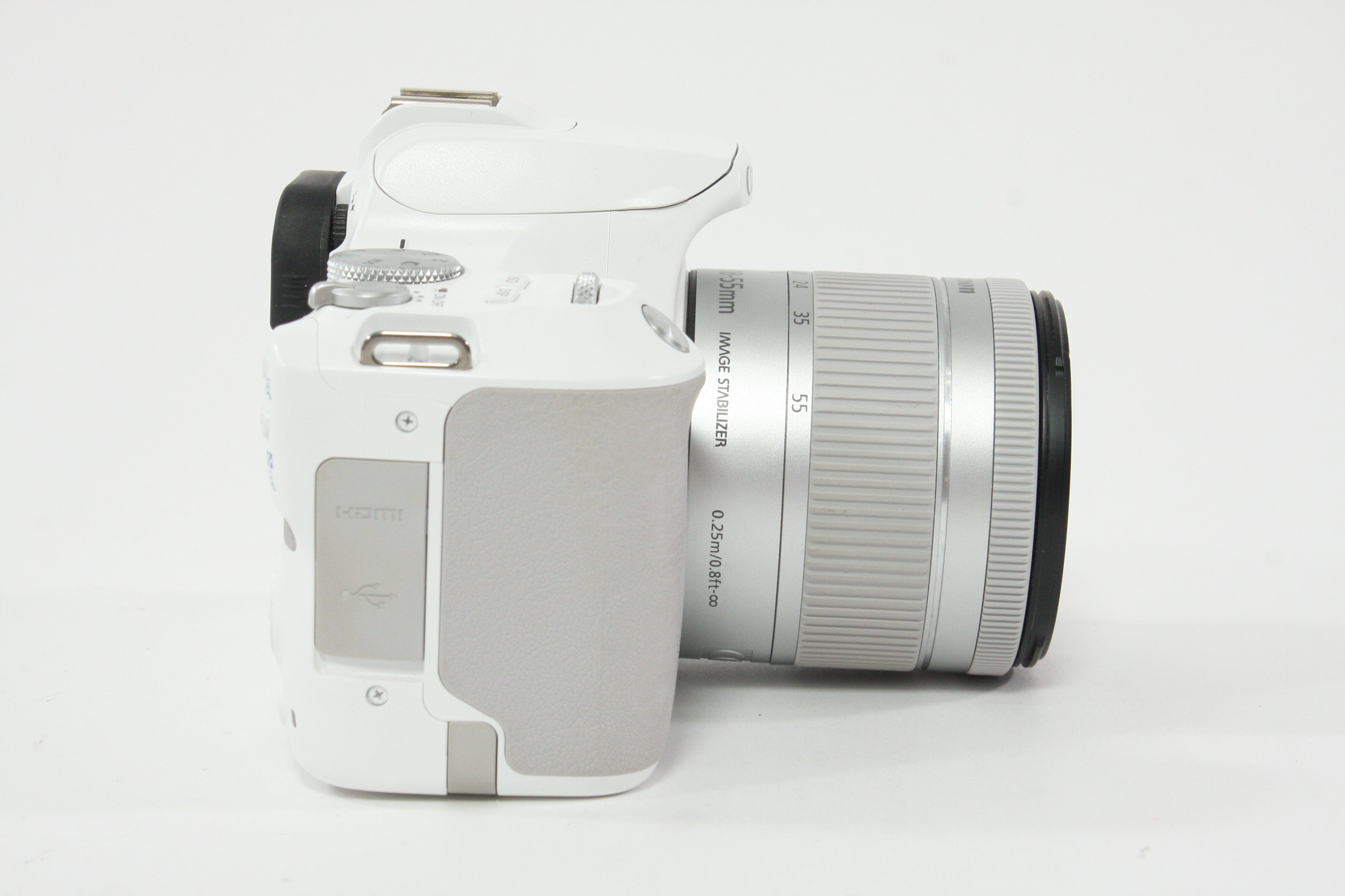 Canon EOS Rebel SL3 w/18-55mm F4-5.6 IS STM (White) Shutter Count 5000